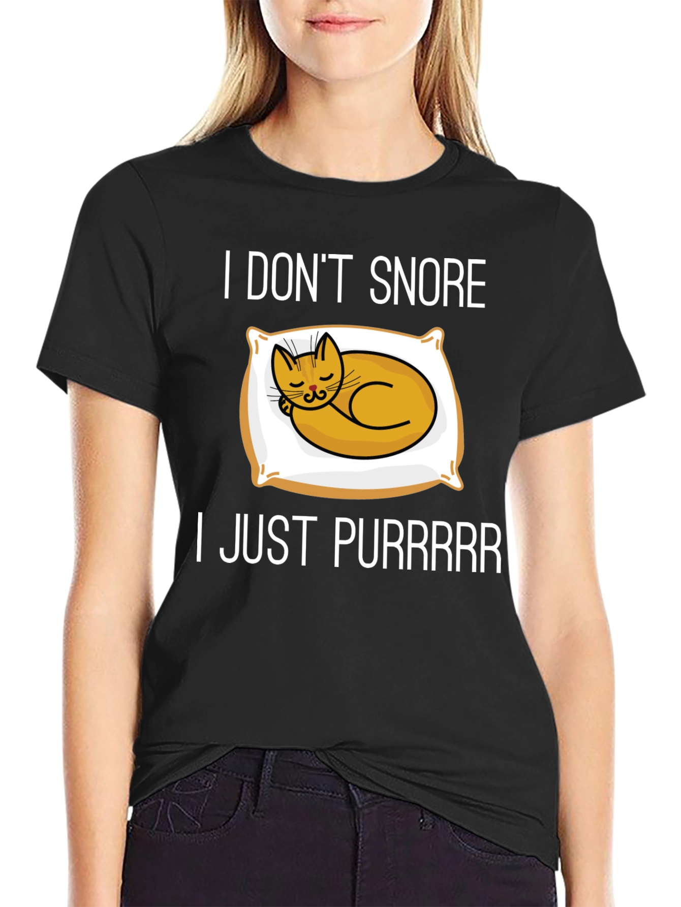 I Dont Snore Cat T-Shirt