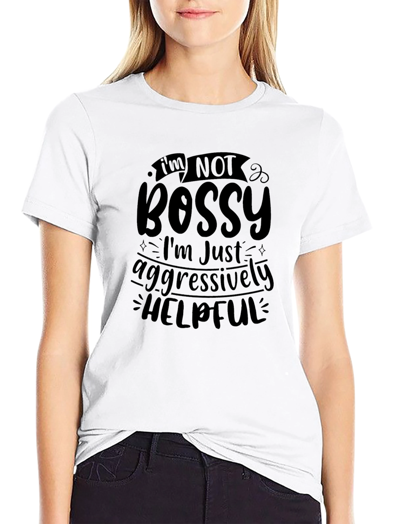 Im Not Bossy Humor Graphic Tee