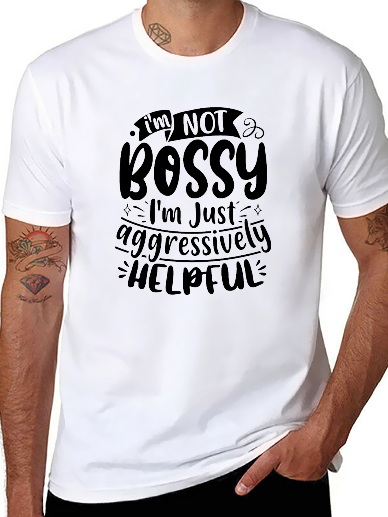 Im Not Bossy Humor Graphic Tee