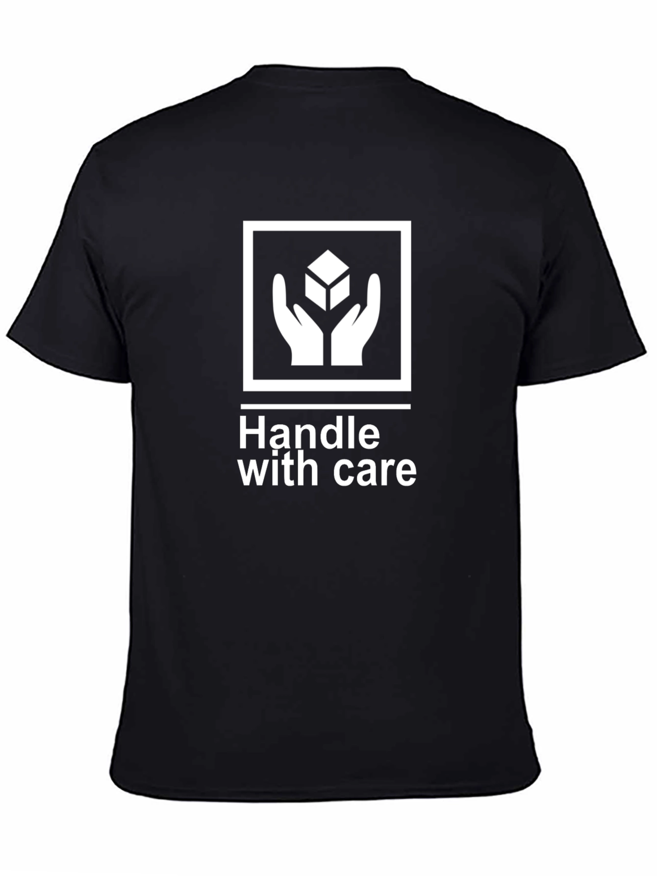 Handle With Care Graphic Tee - Unisex Cotton T-Shirt