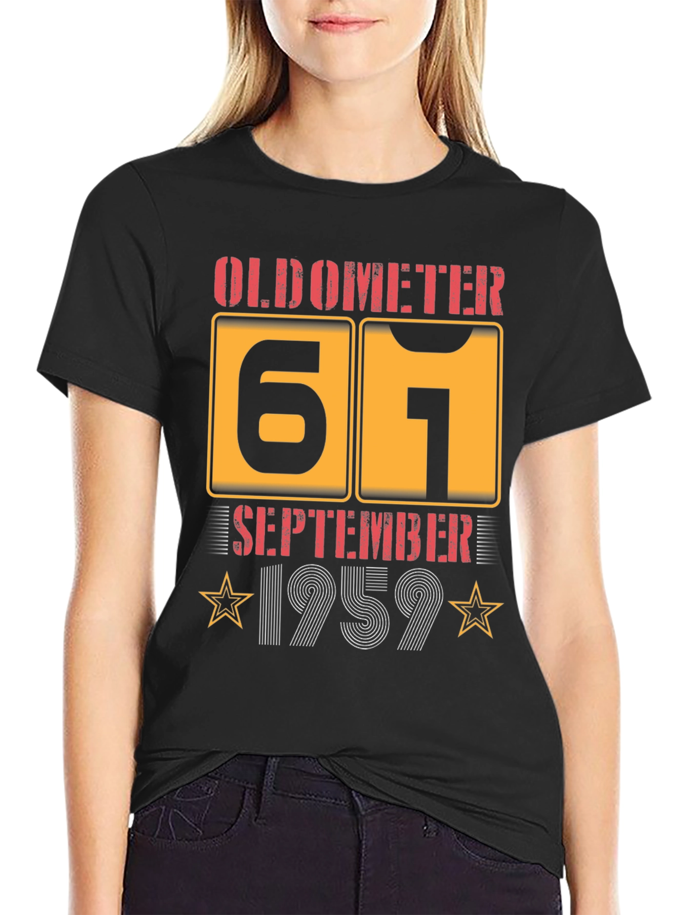 61st Birthday September 1959 Oldometer T-Shirt
