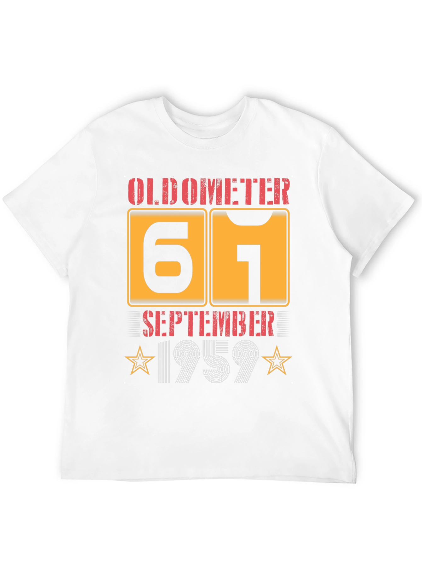 61st Birthday September 1959 Oldometer T-Shirt