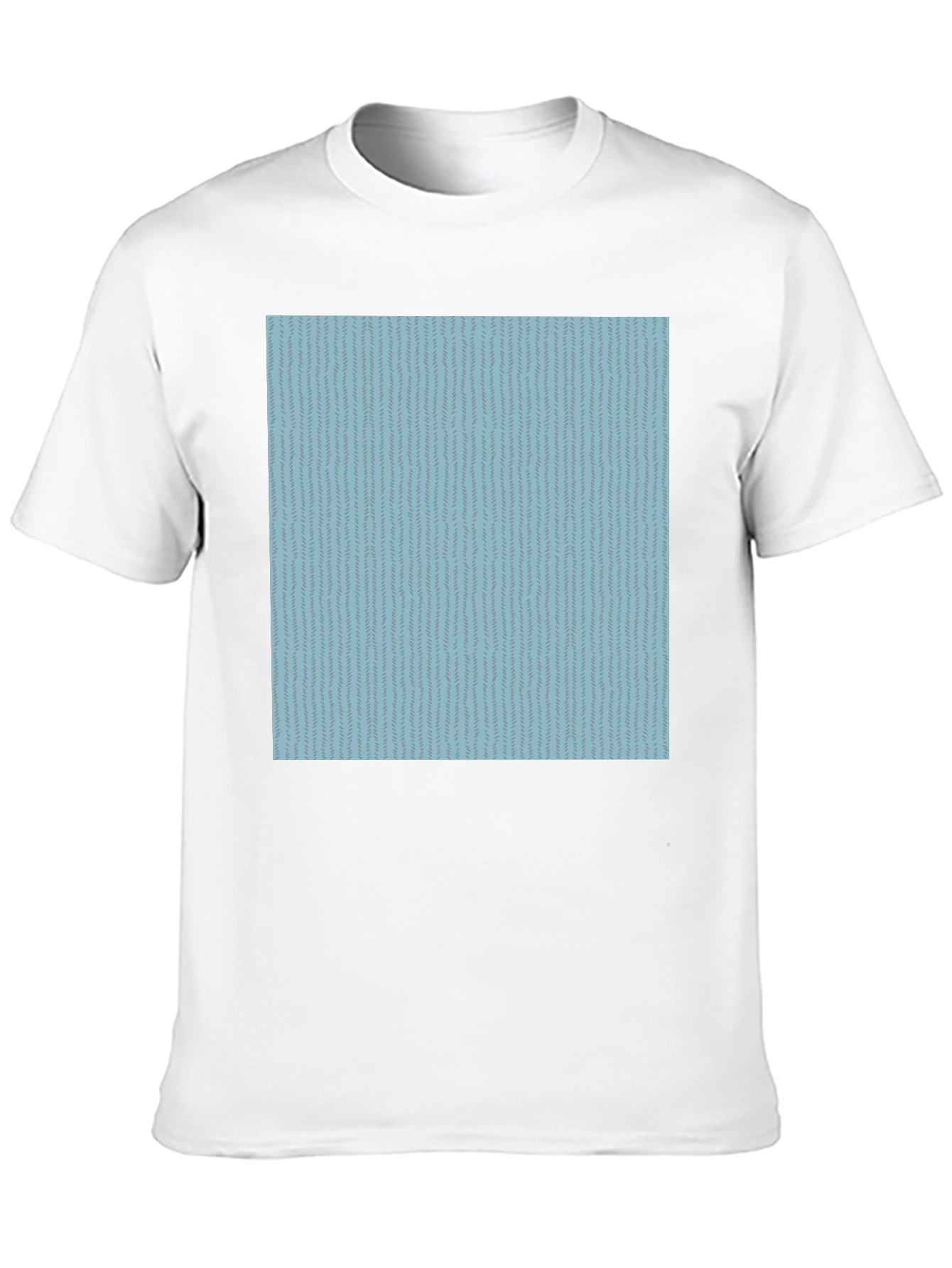 Modern Patterned T-Shirt - Casual Black Tee