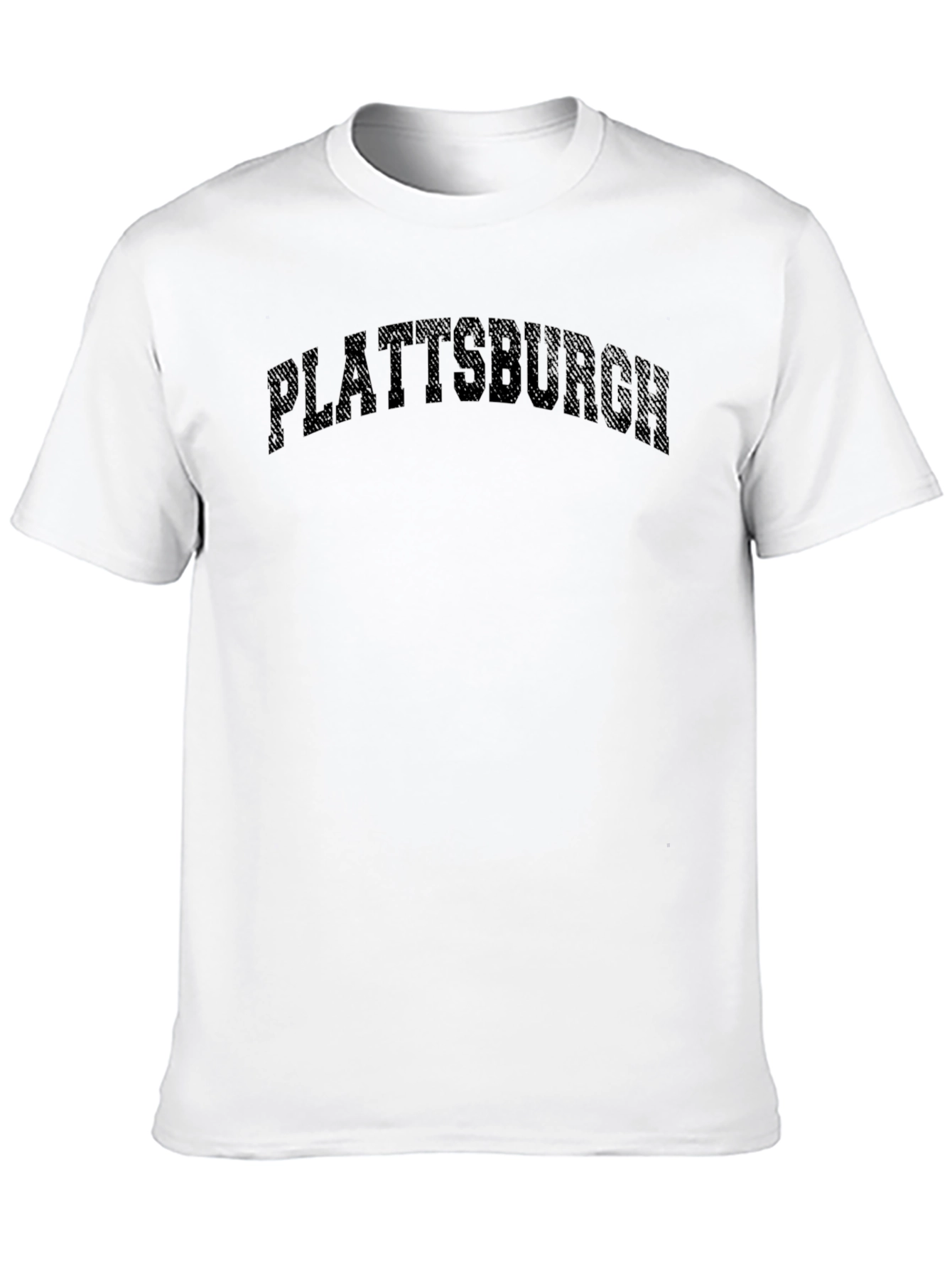 Plattsburgh Black Graphic Tee - Comfortable Casual Style