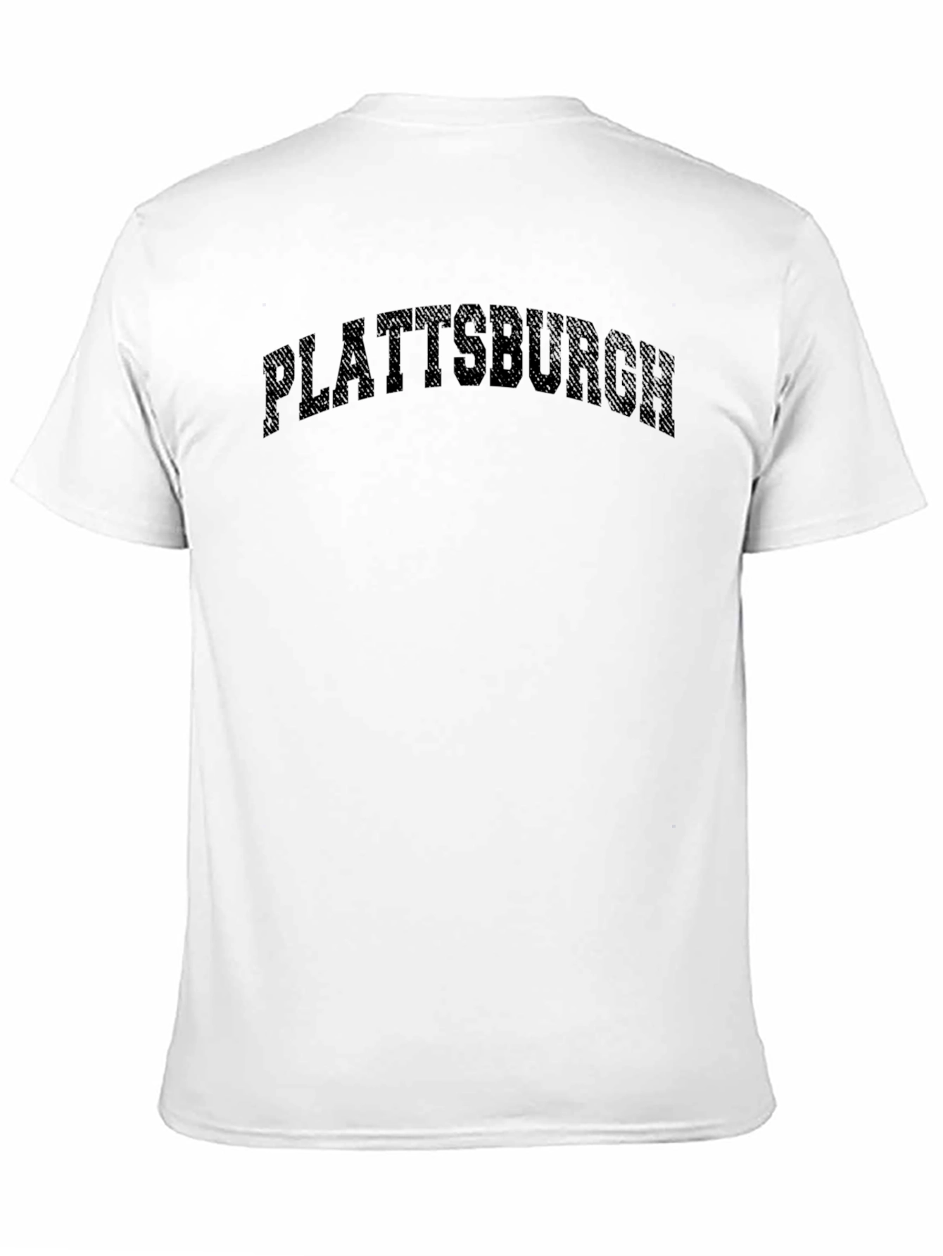 Plattsburgh Black Graphic Tee - Comfortable Casual Style