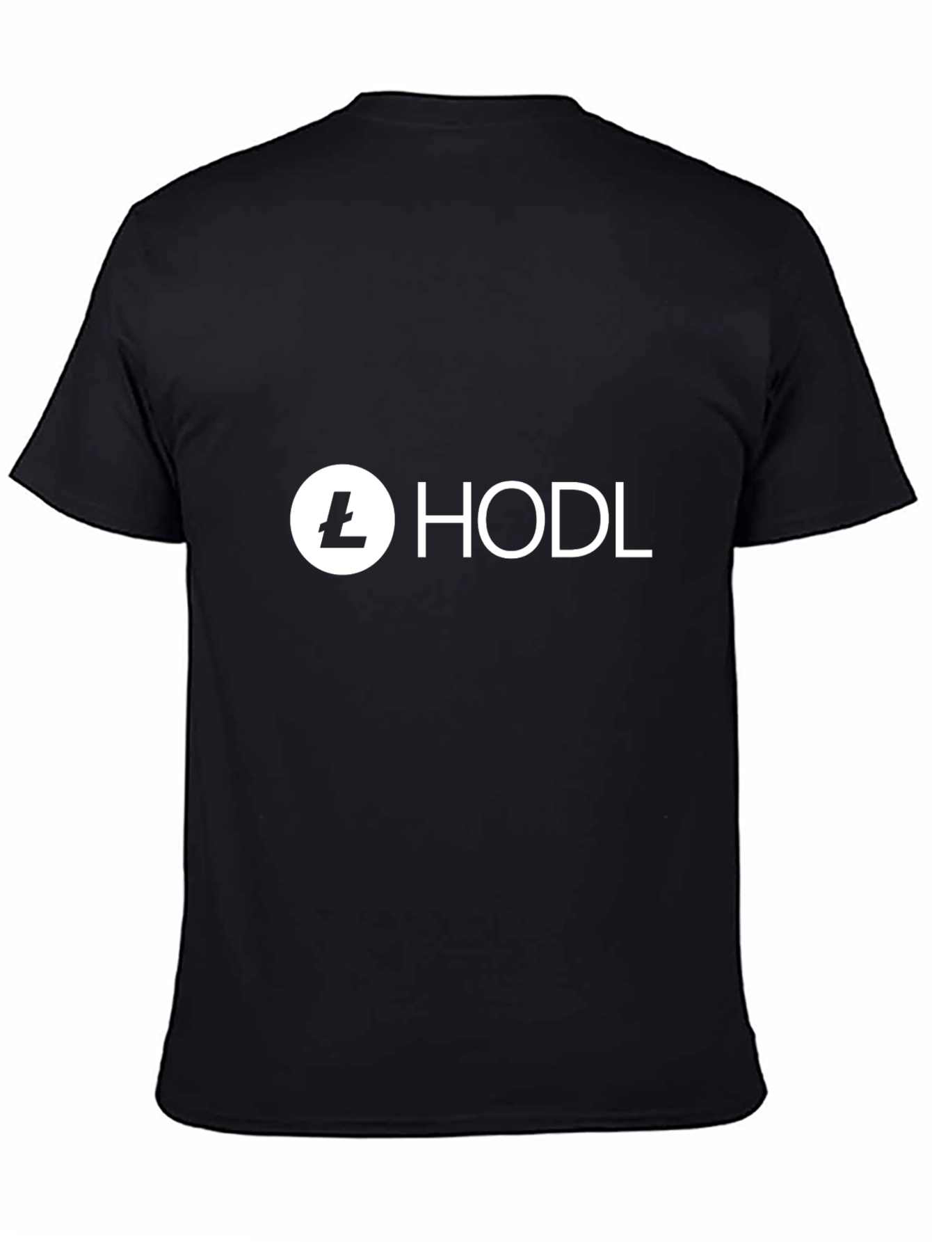 HODL Litecoin Crypto Black T-Shirt