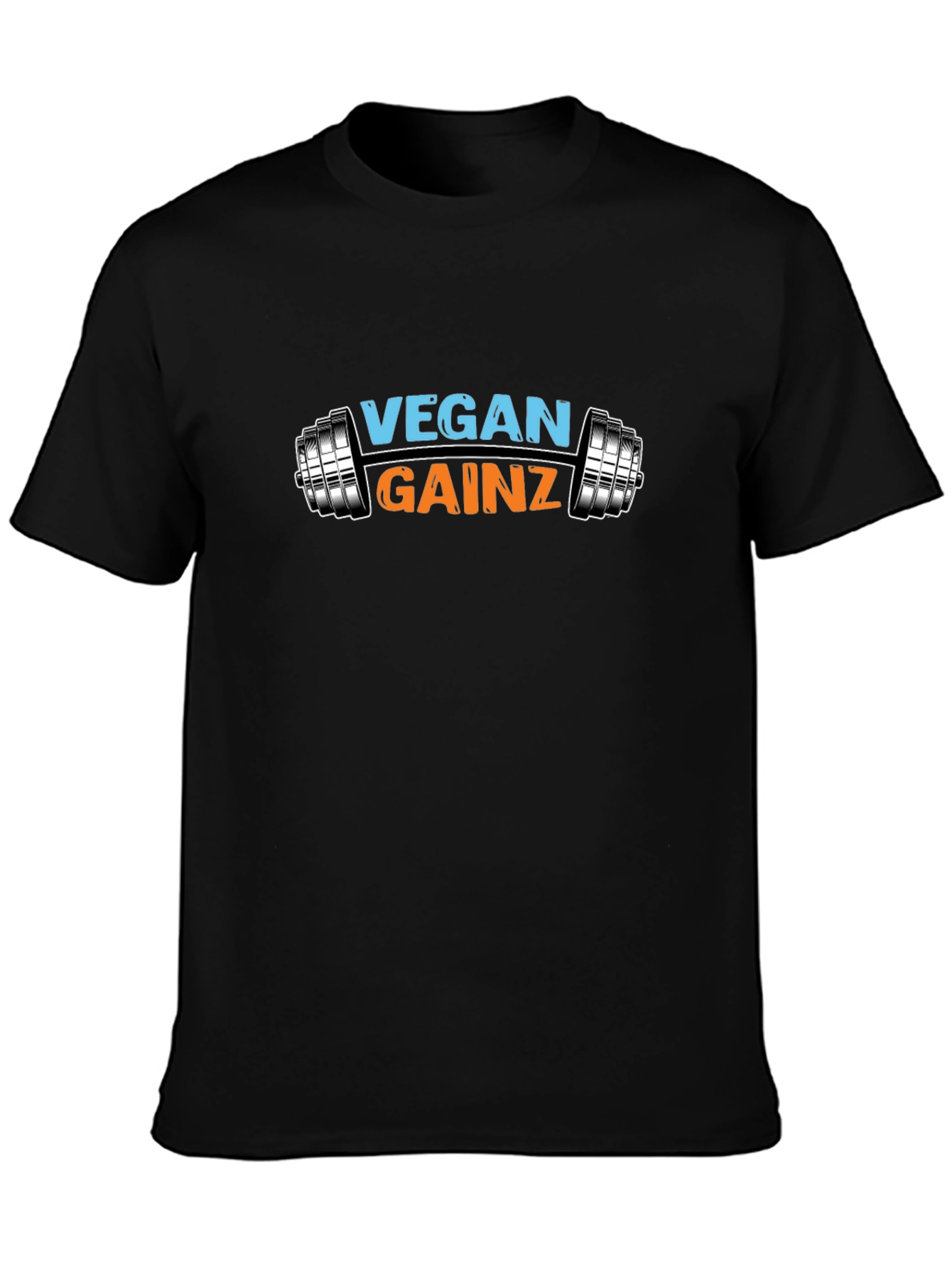 Vegan Gainz Black T-Shirt - Workout Apparel