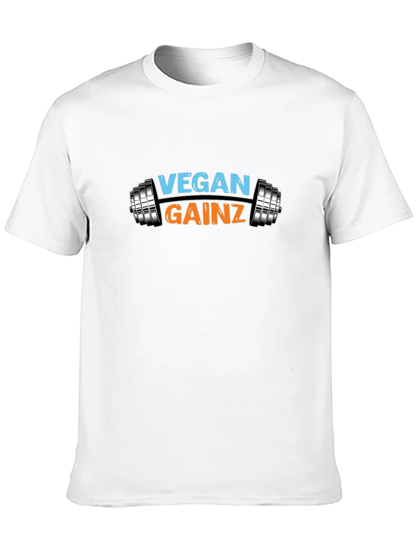 Vegan Gainz Black T-Shirt - Workout Apparel