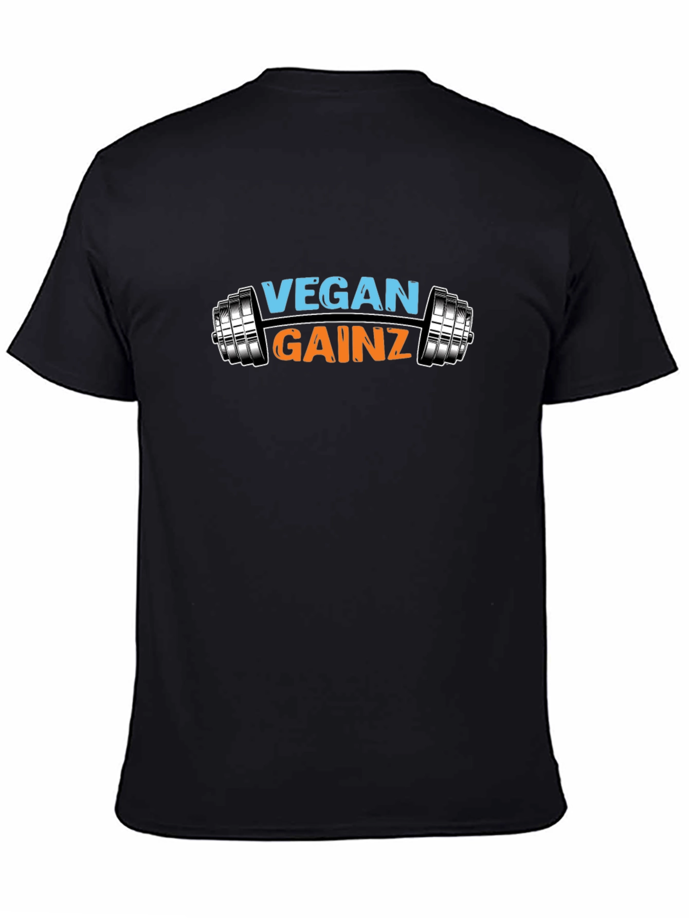 Vegan Gainz Black T-Shirt - Workout Apparel