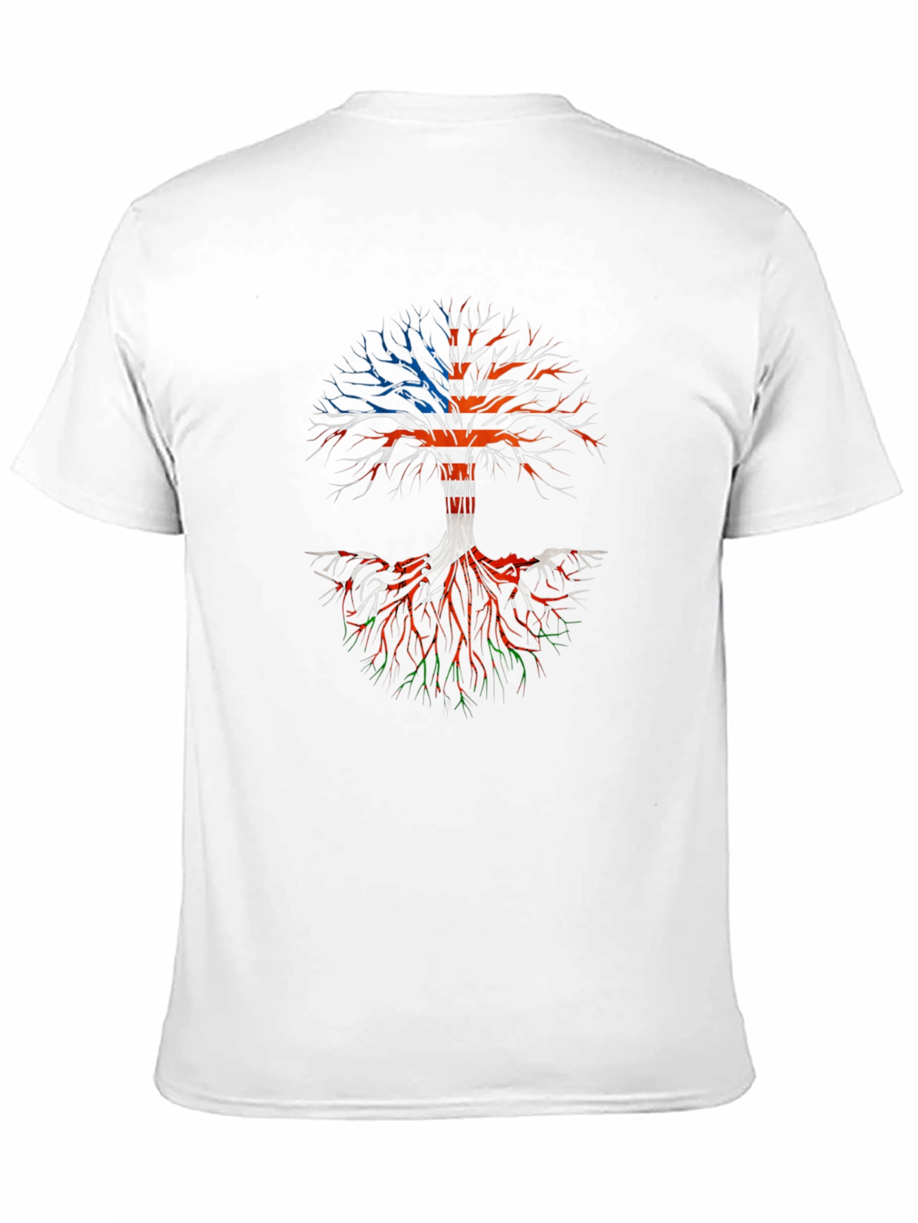 USA & Italy Roots Black Graphic Tee