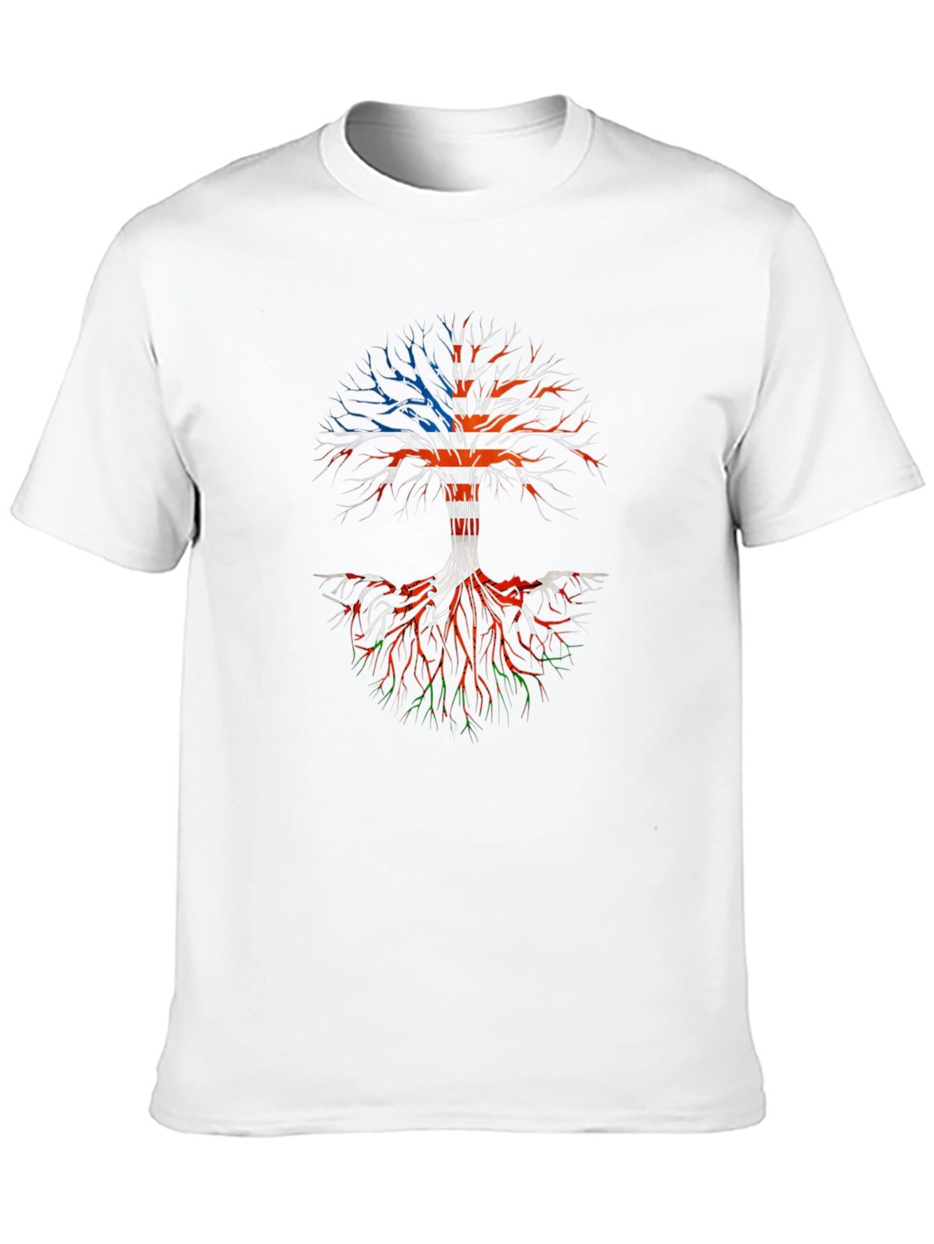 USA & Italy Roots Black Graphic Tee