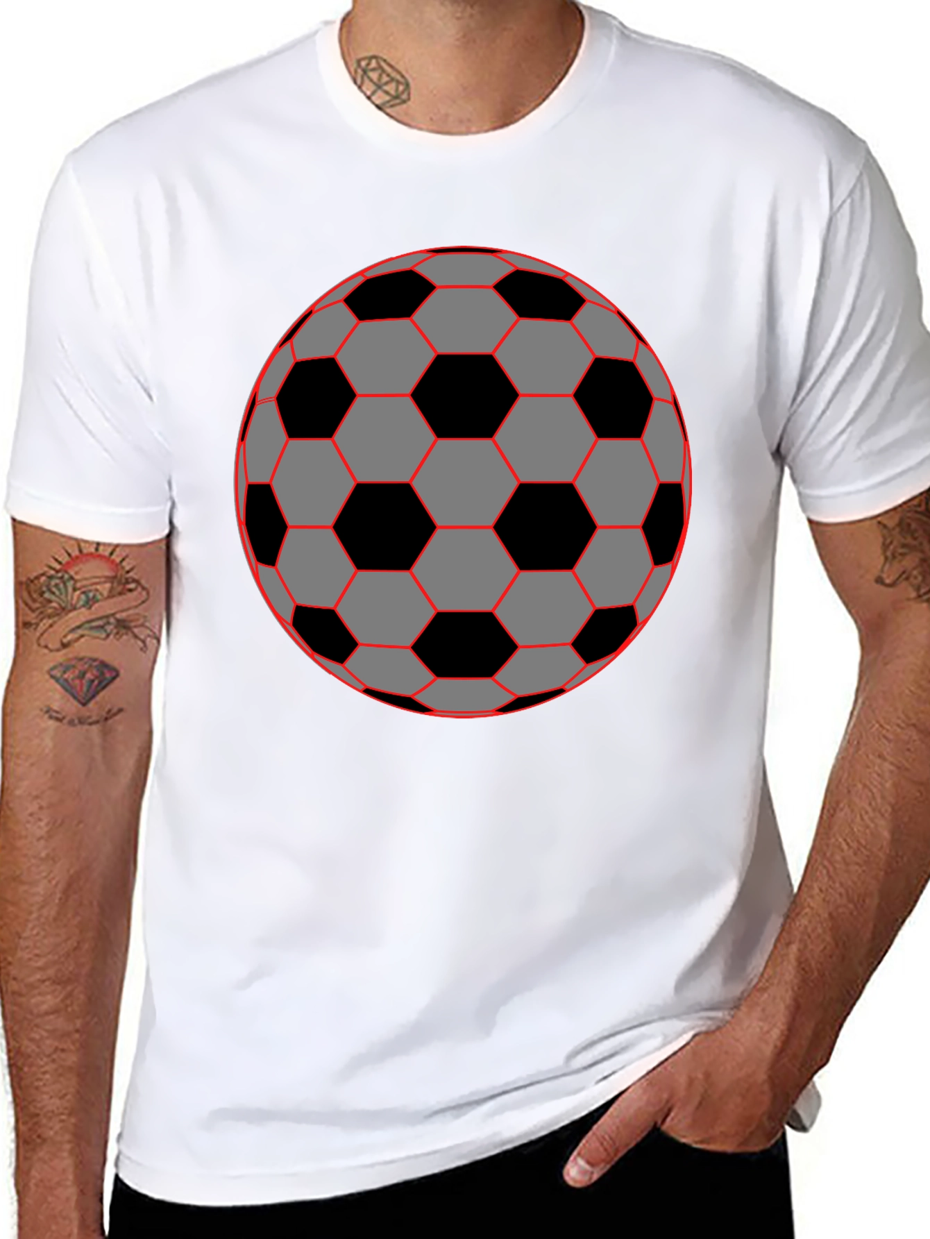 Soccer Ball Graphic T-Shirt