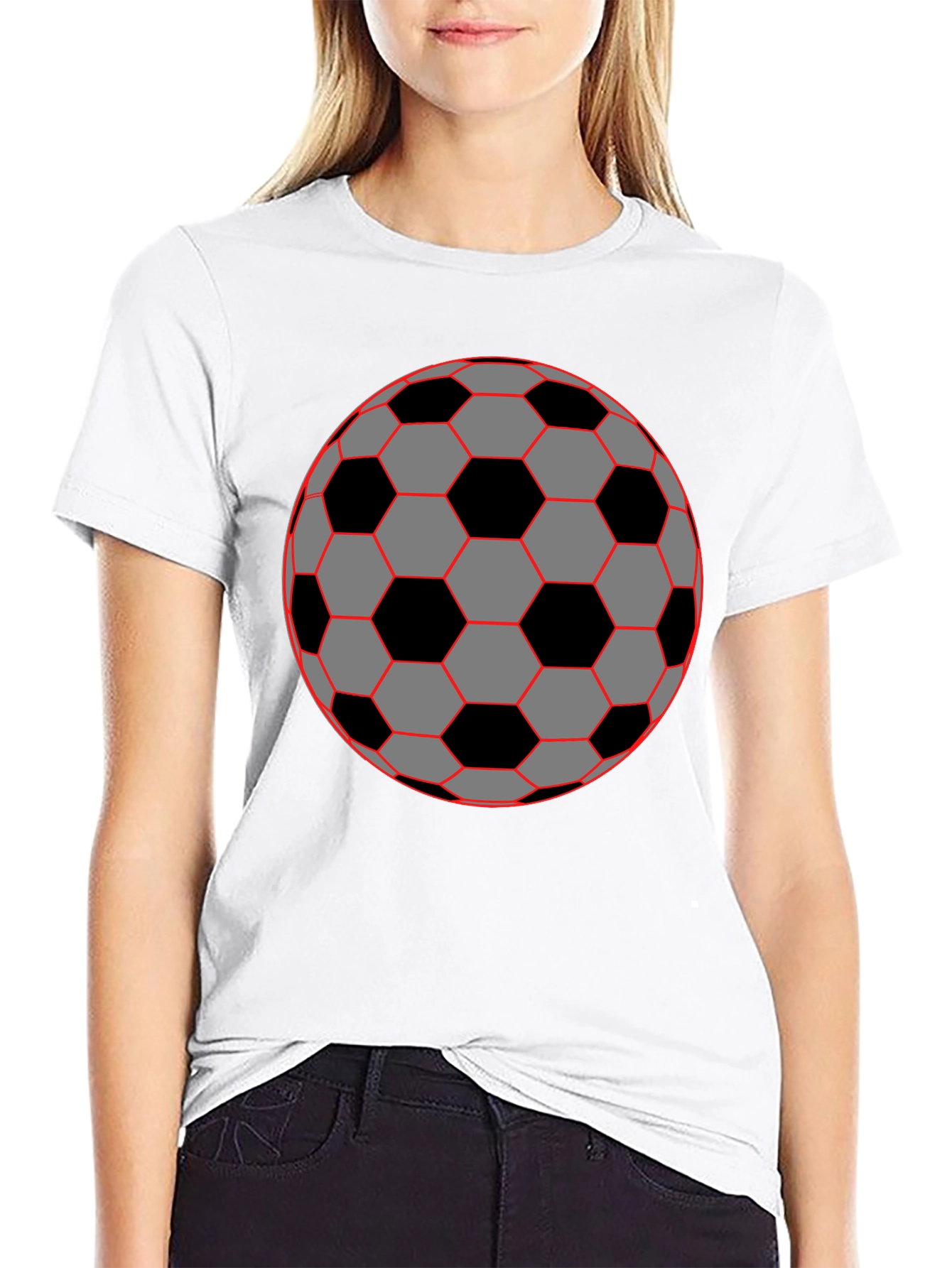 Soccer Ball Graphic T-Shirt