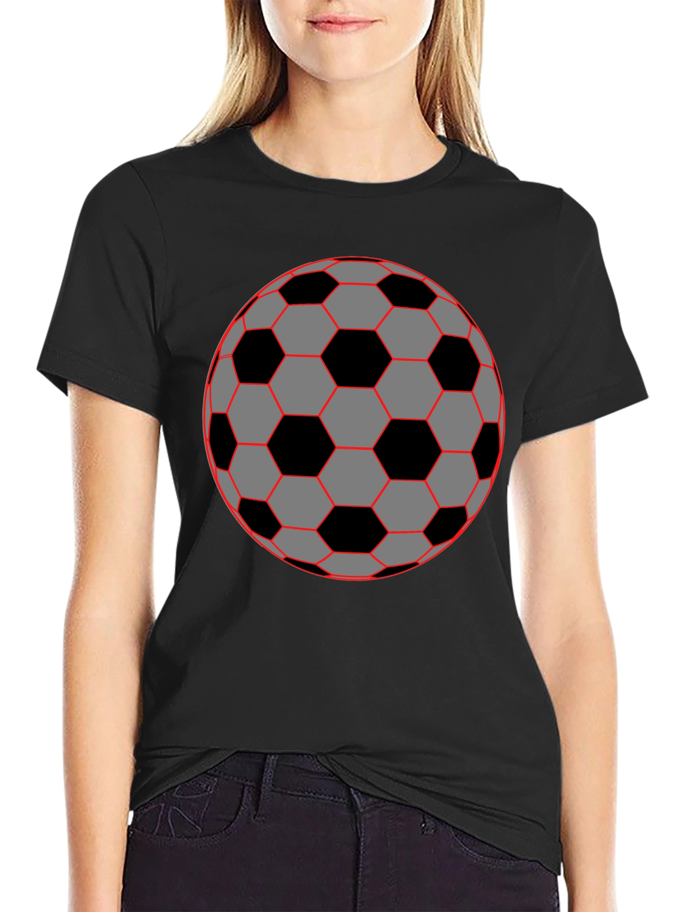 Soccer Ball Graphic T-Shirt