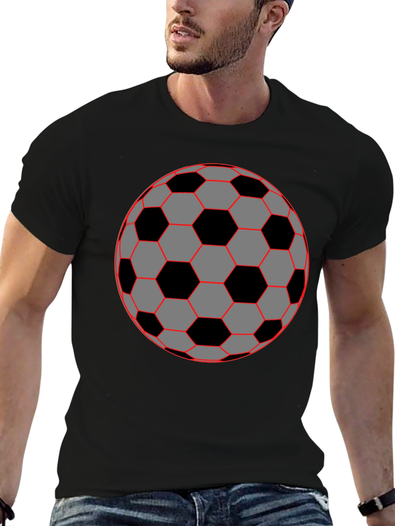 Soccer Ball Graphic T-Shirt
