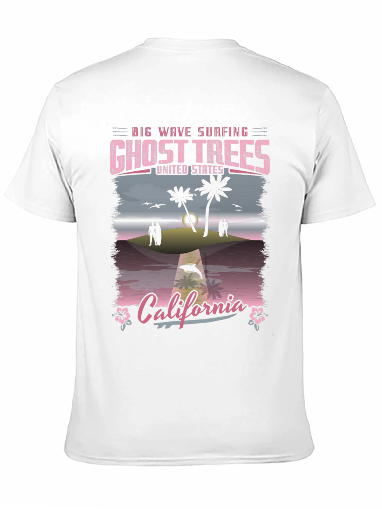 Ghost Trees California Surfing T-Shirt