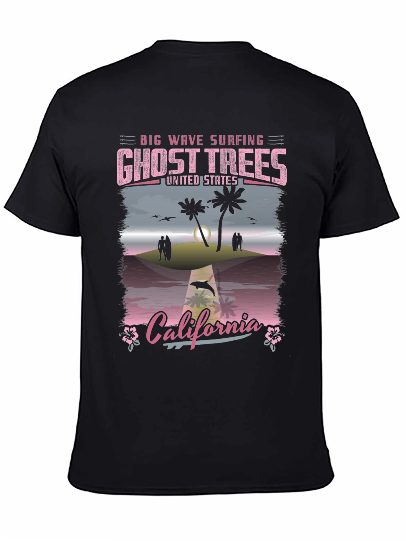 Ghost Trees California Surfing T-Shirt