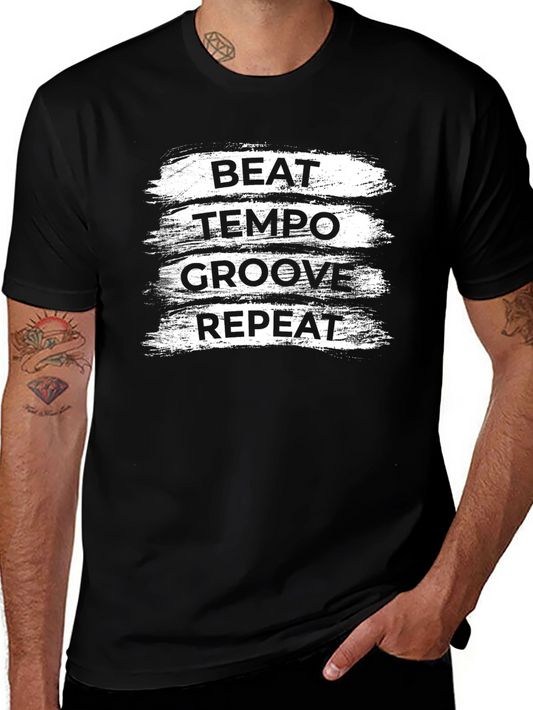Beat Tempo Groove Repeat Music Lover T-Shirt