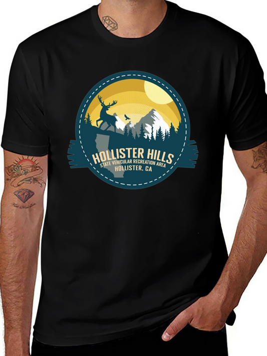 Hollister Hills Graphic Tee - Outdoor Adventure Shirt