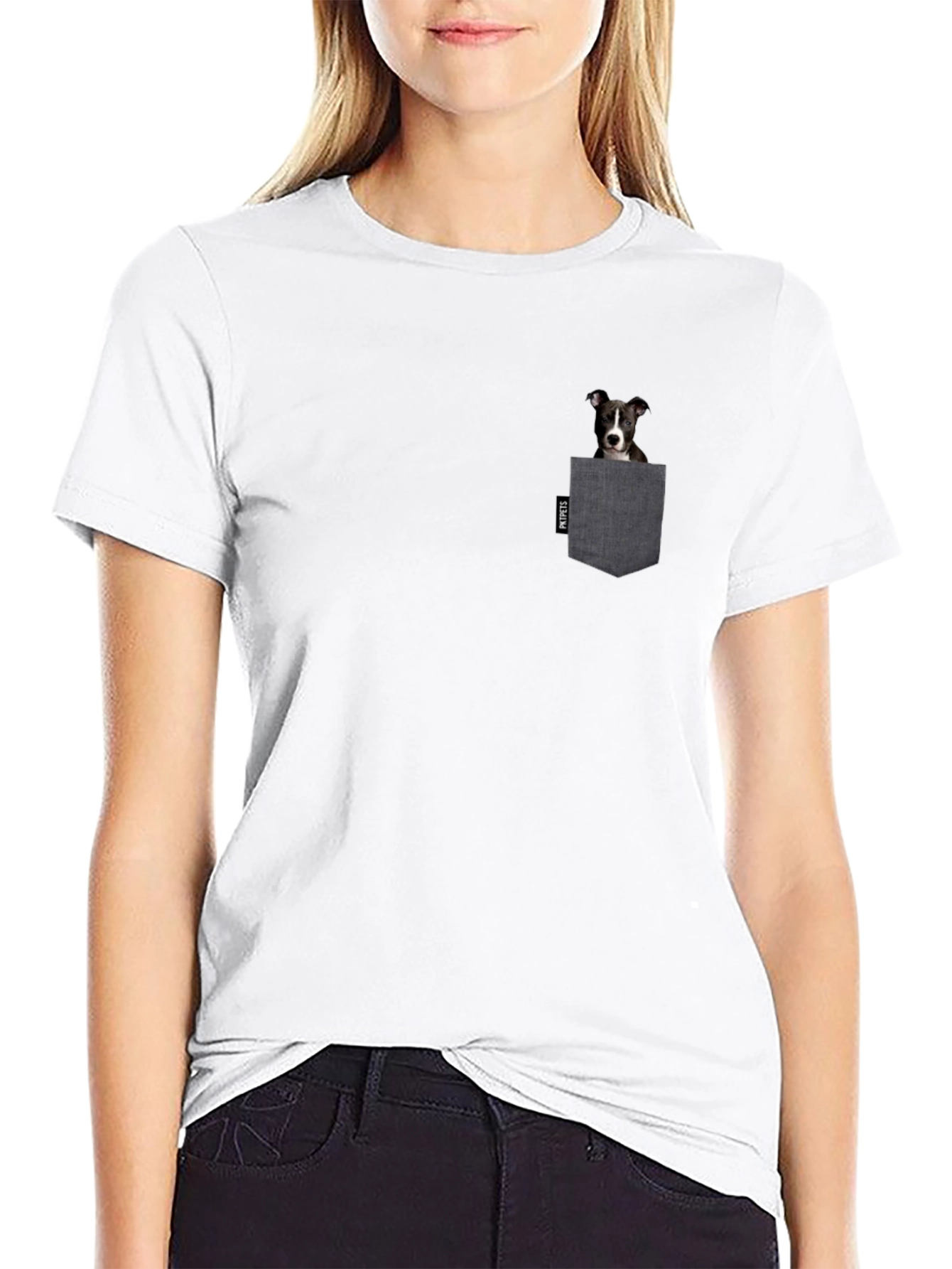 Dog in Pocket Graphic Tee