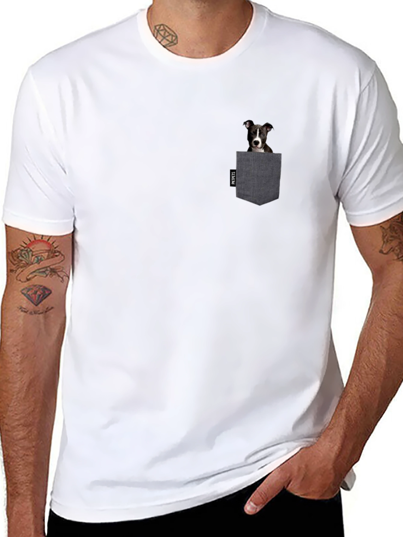 Dog in Pocket Graphic Tee