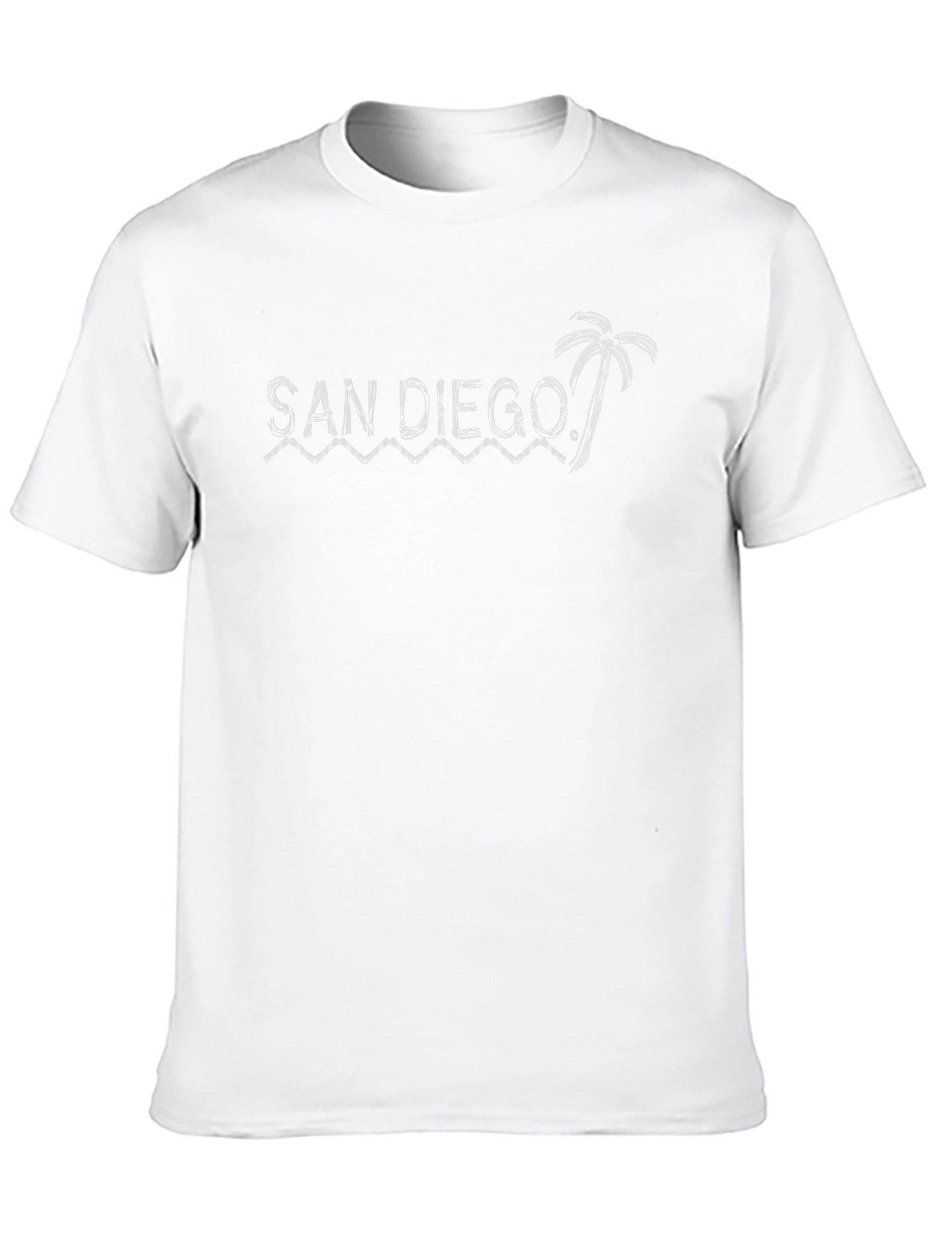 San Diego Graphic Print Black T-Shirt