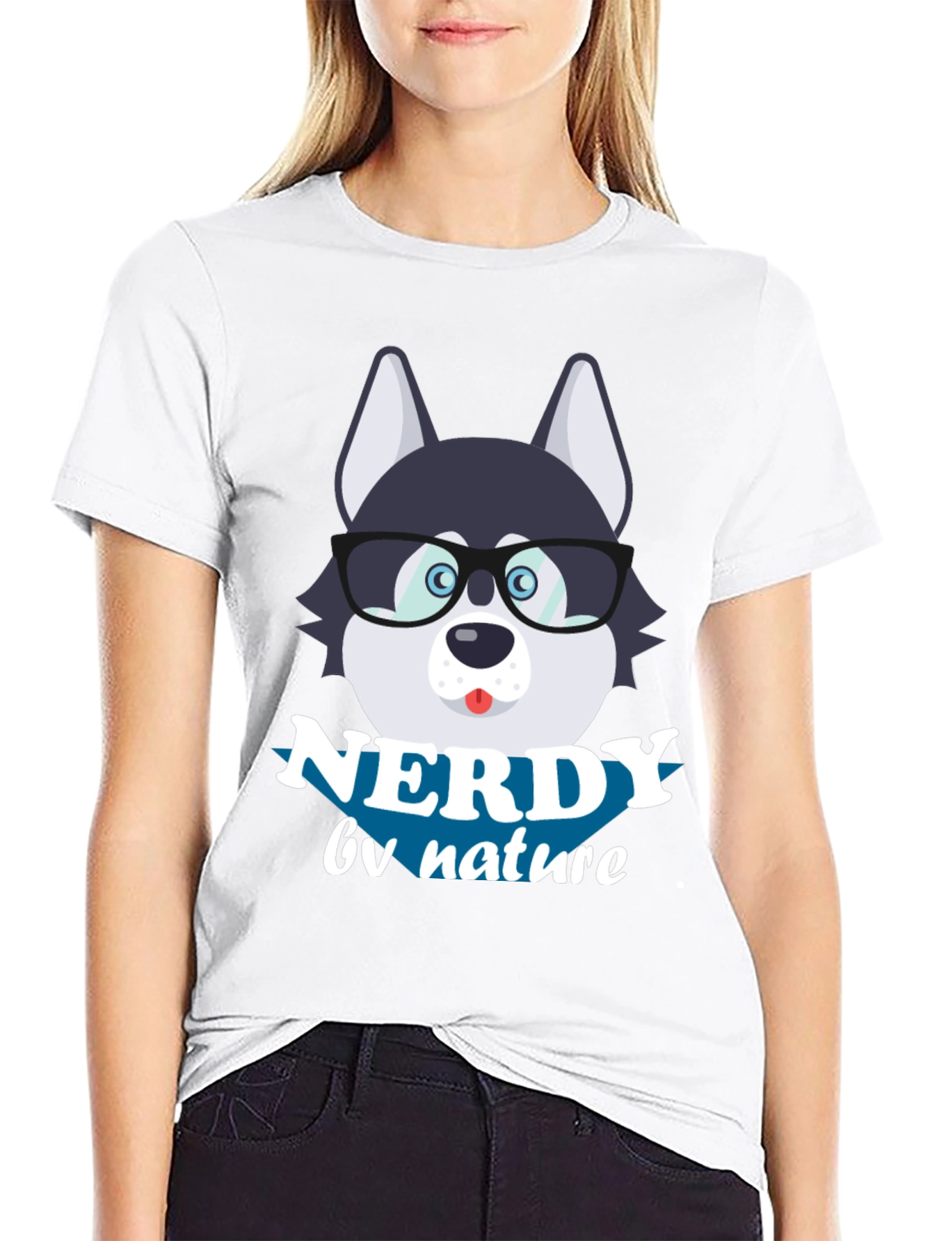 Nerdy by Nature Dog T-Shirt