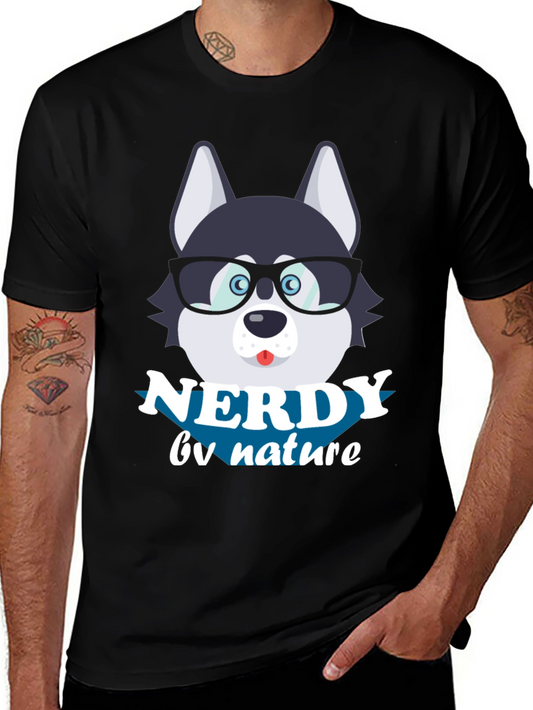 Nerdy by Nature Dog T-Shirt