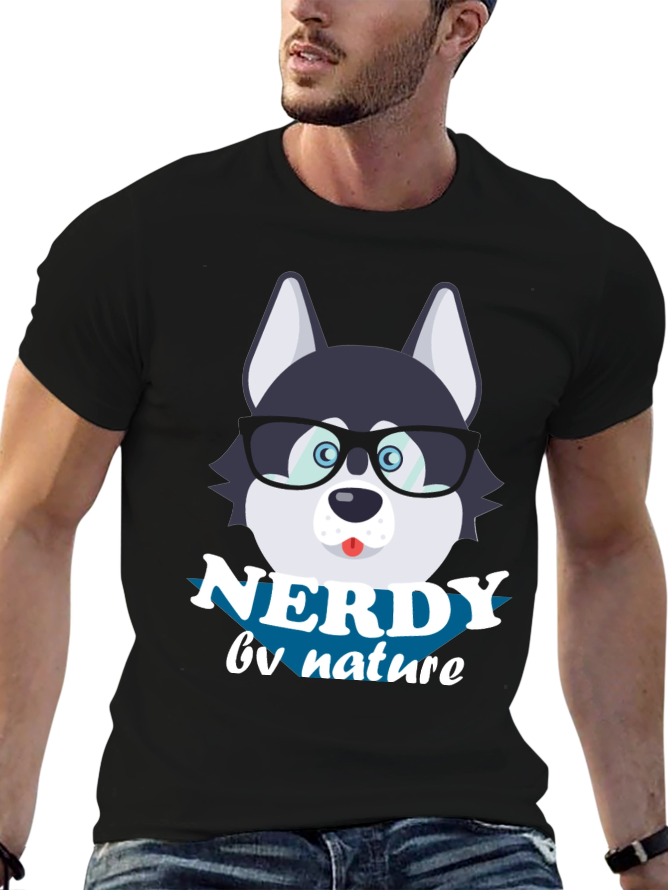 Nerdy by Nature Dog T-Shirt