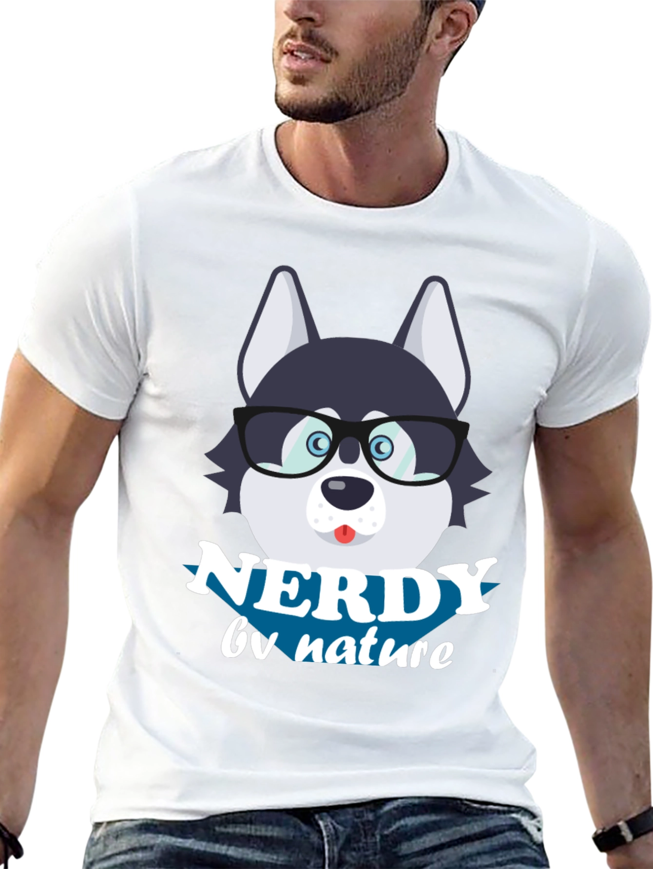 Nerdy by Nature Dog T-Shirt