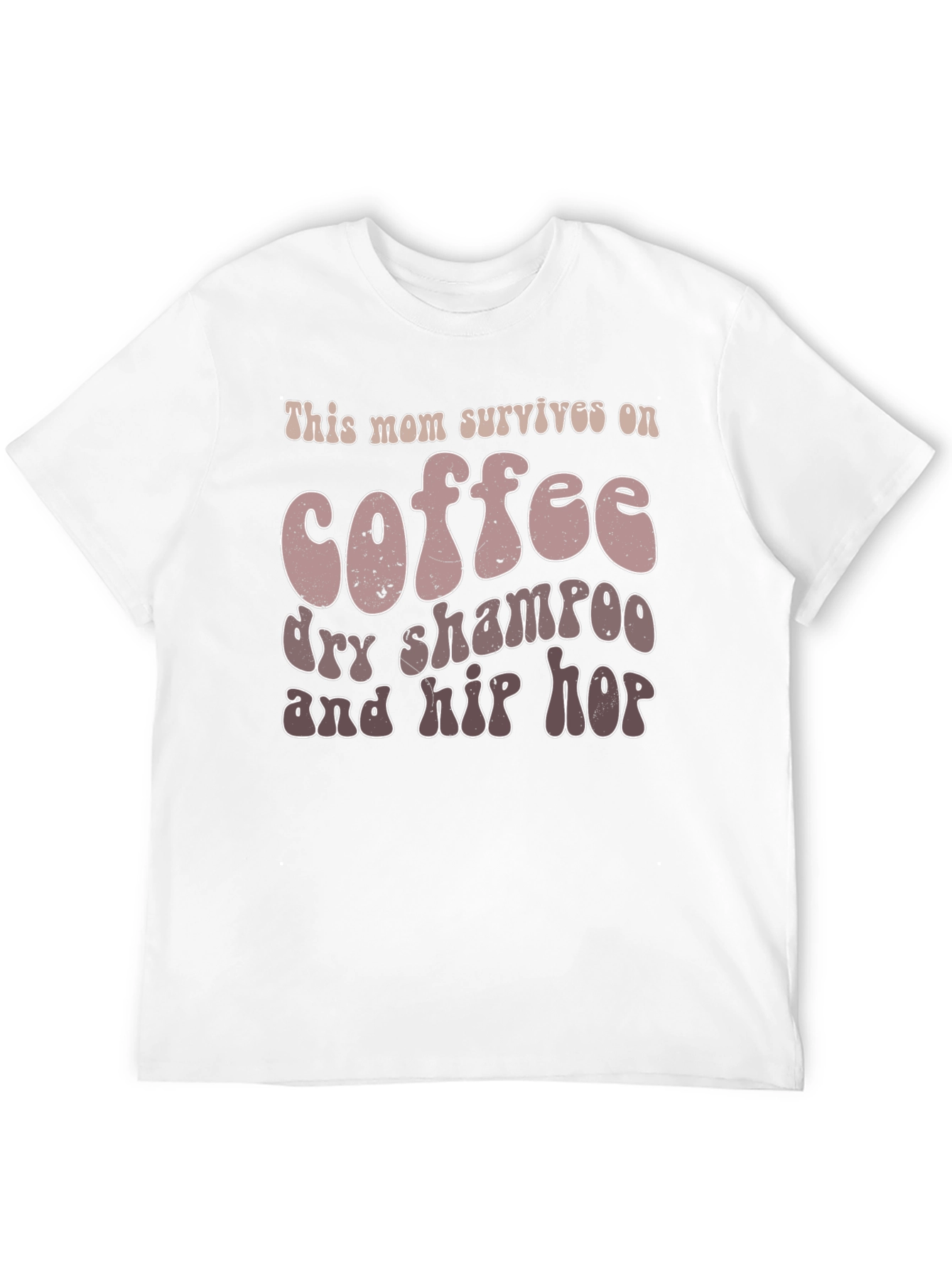 Mom Survives On Coffee T-Shirt