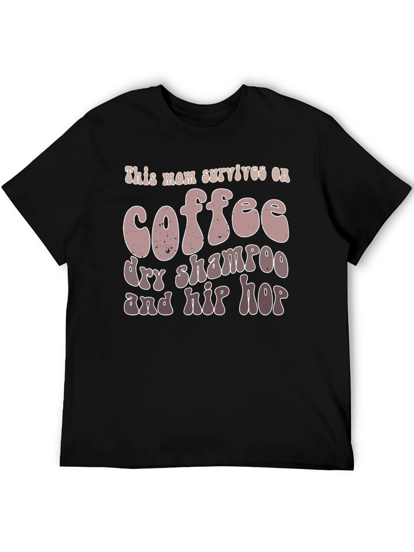 Mom Survives On Coffee T-Shirt