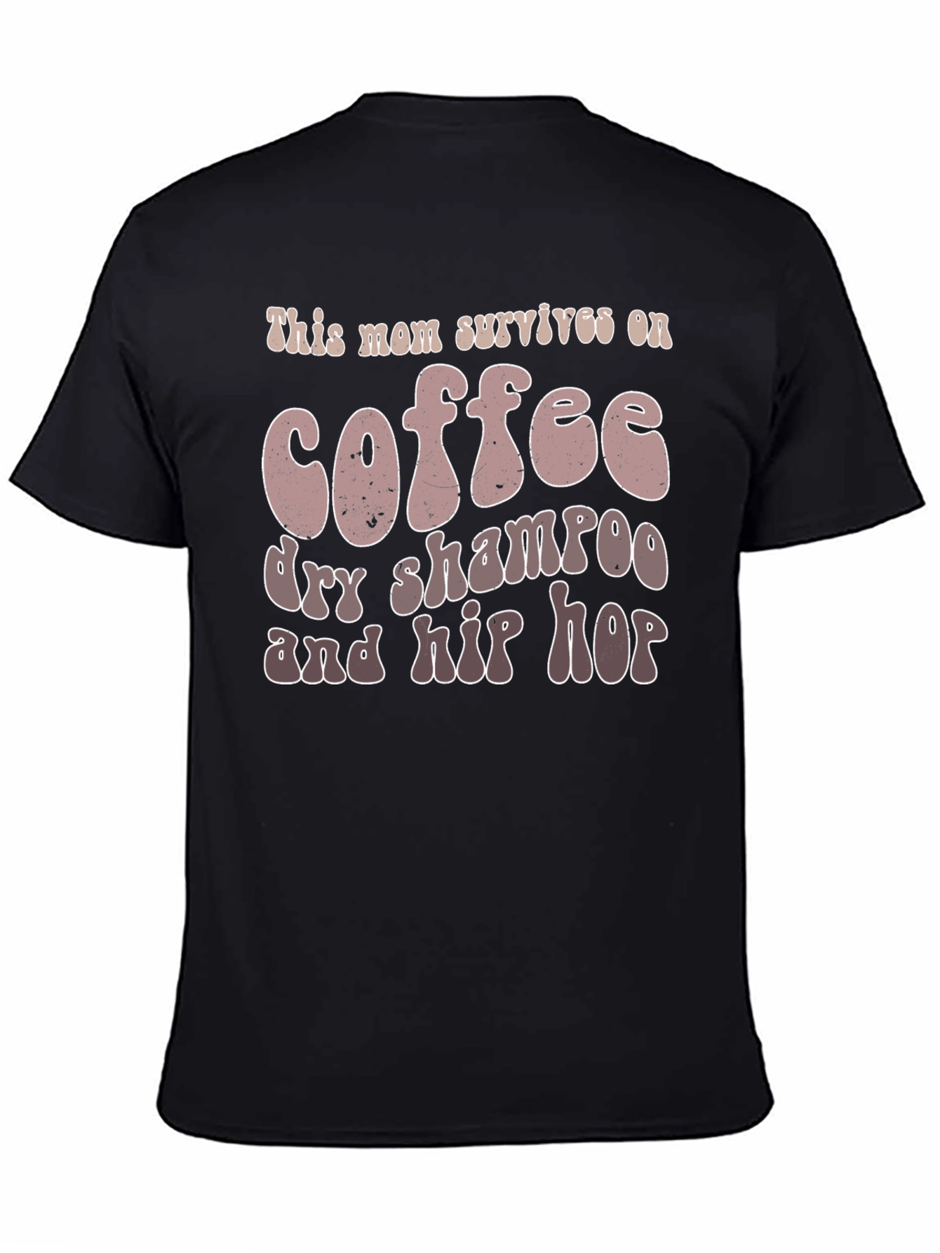 Mom Survives On Coffee T-Shirt