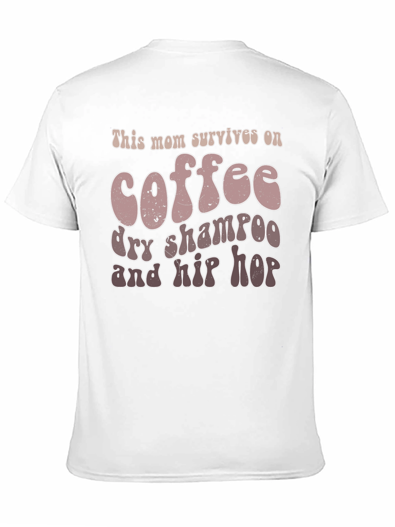 Mom Survives On Coffee T-Shirt