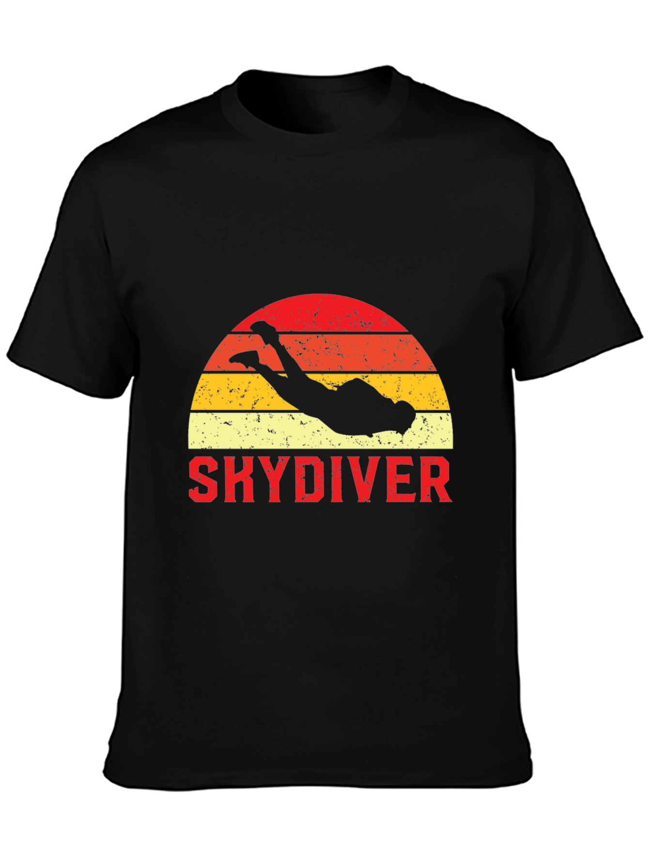 Skydiving Retro Sunset T-Shirt