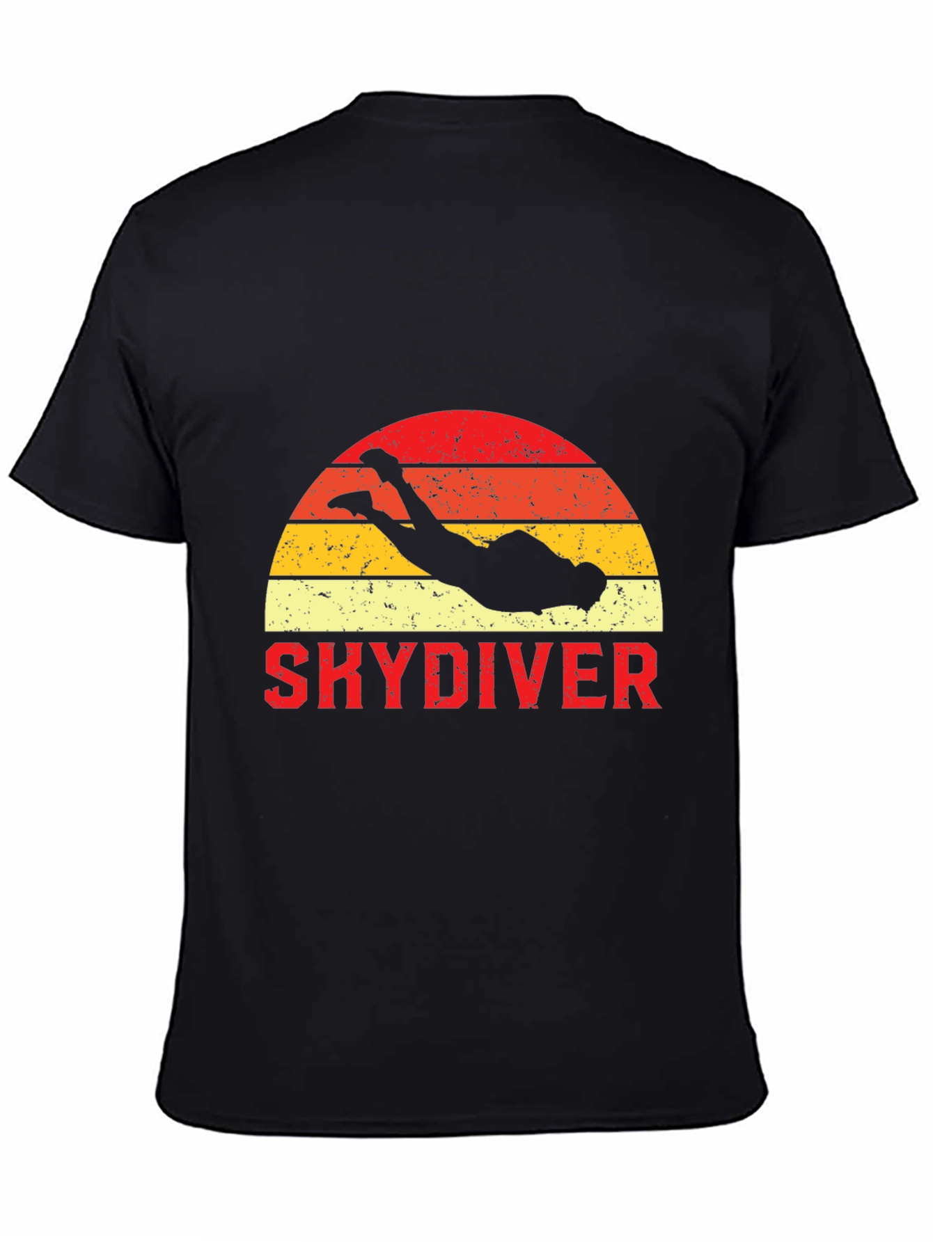 Skydiving Retro Sunset T-Shirt