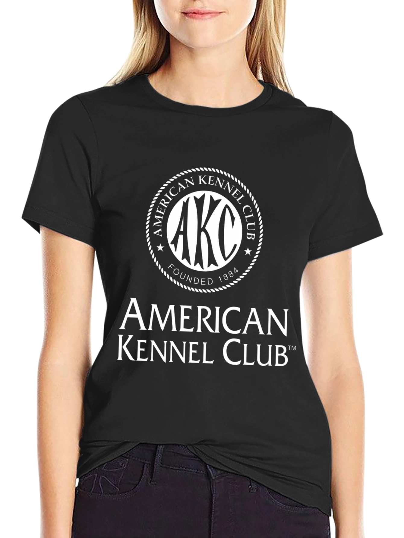 American Kennel Club AKC Black T-Shirt