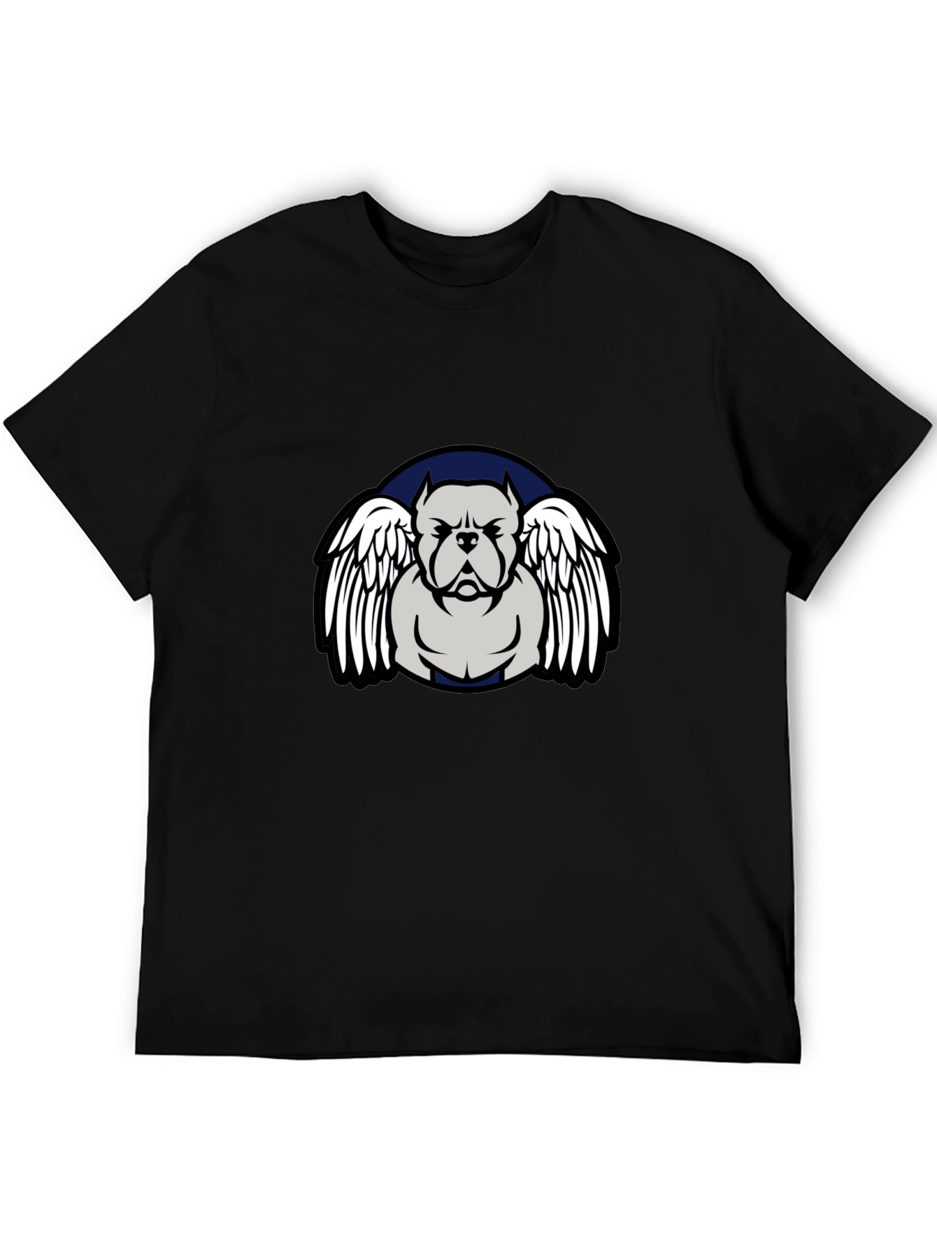 Pitbull Angel Wings Graphic T-Shirt