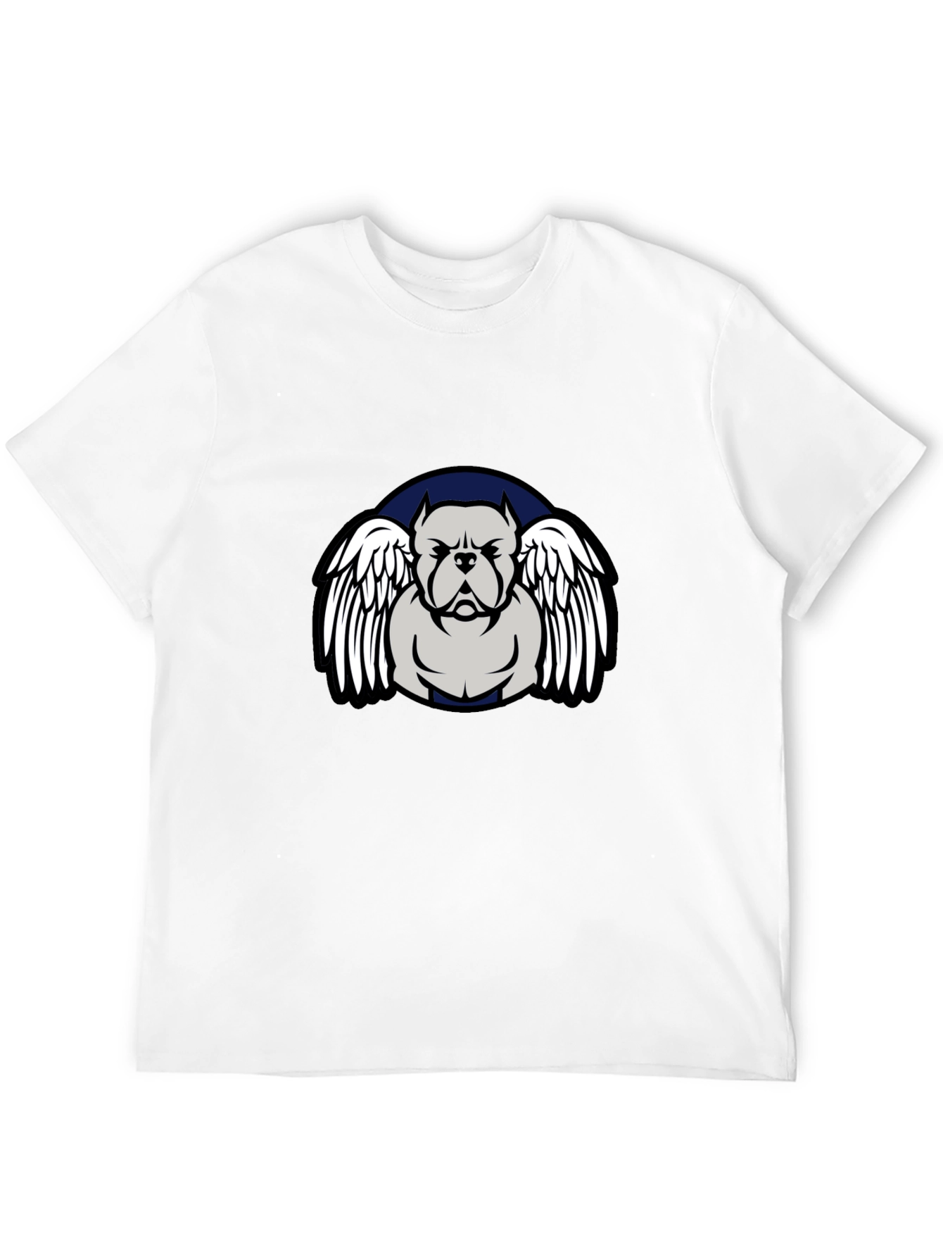 Pitbull Angel Wings Graphic T-Shirt