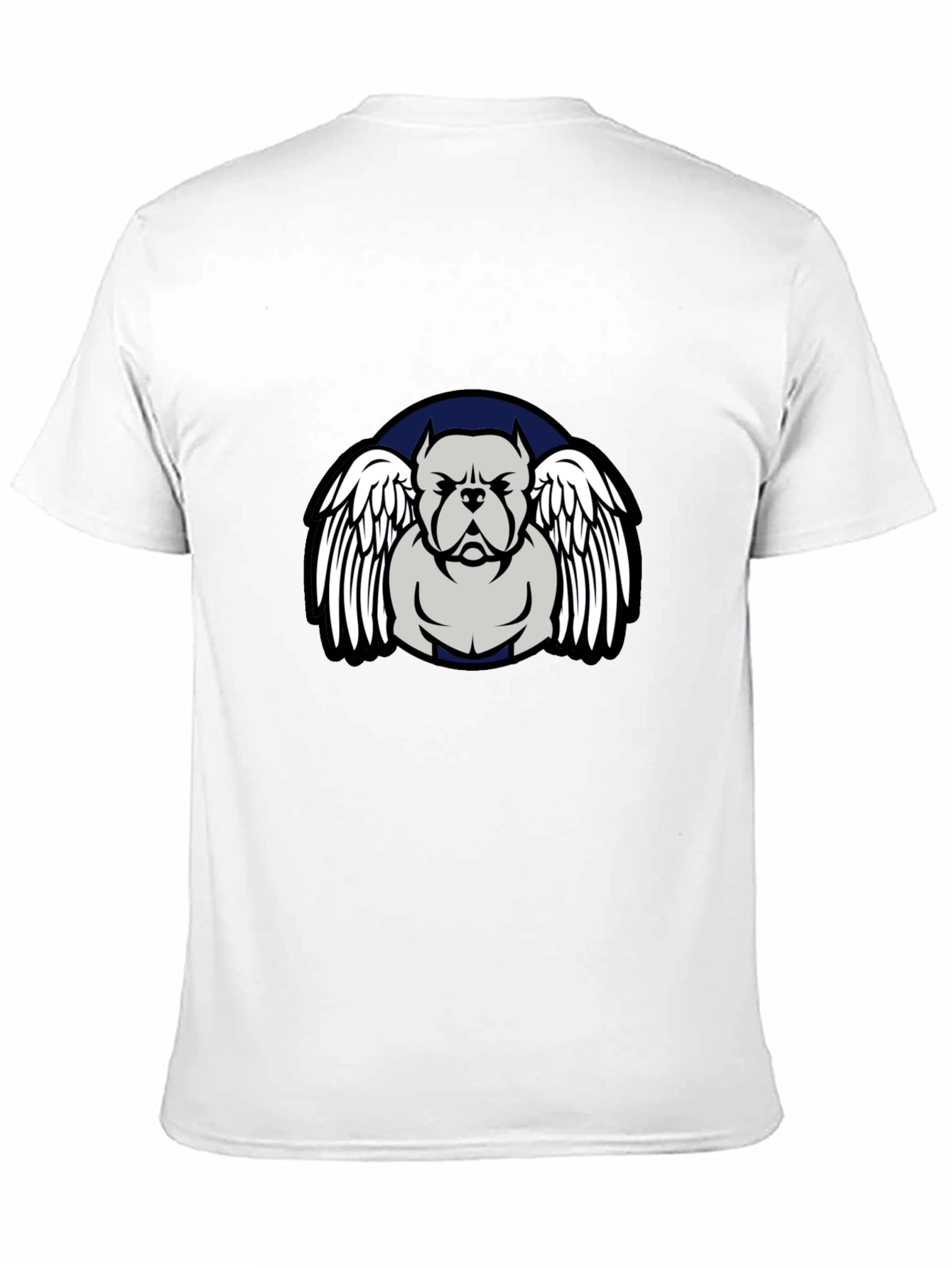 Pitbull Angel Wings Graphic T-Shirt