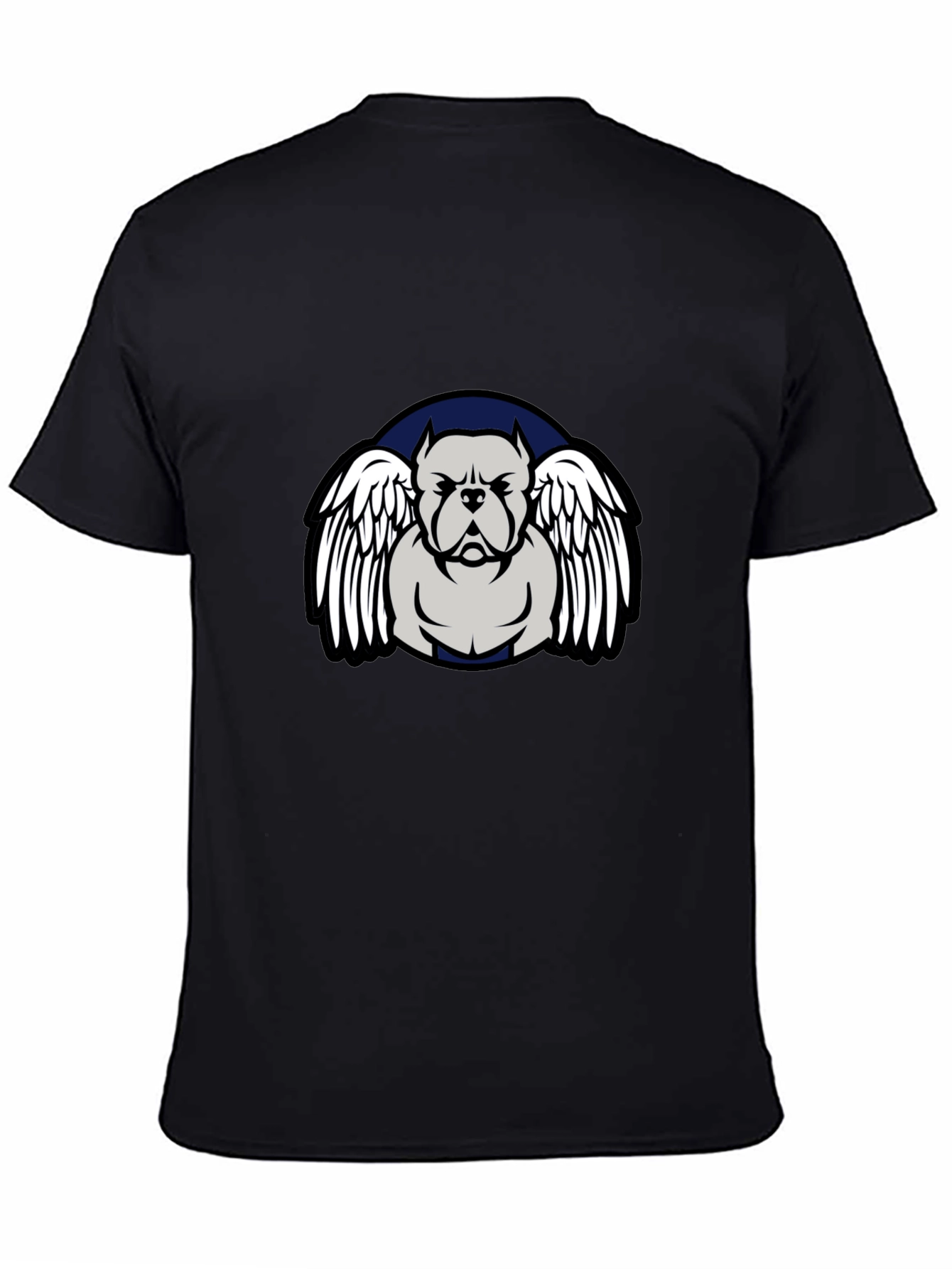 Pitbull Angel Wings Graphic T-Shirt