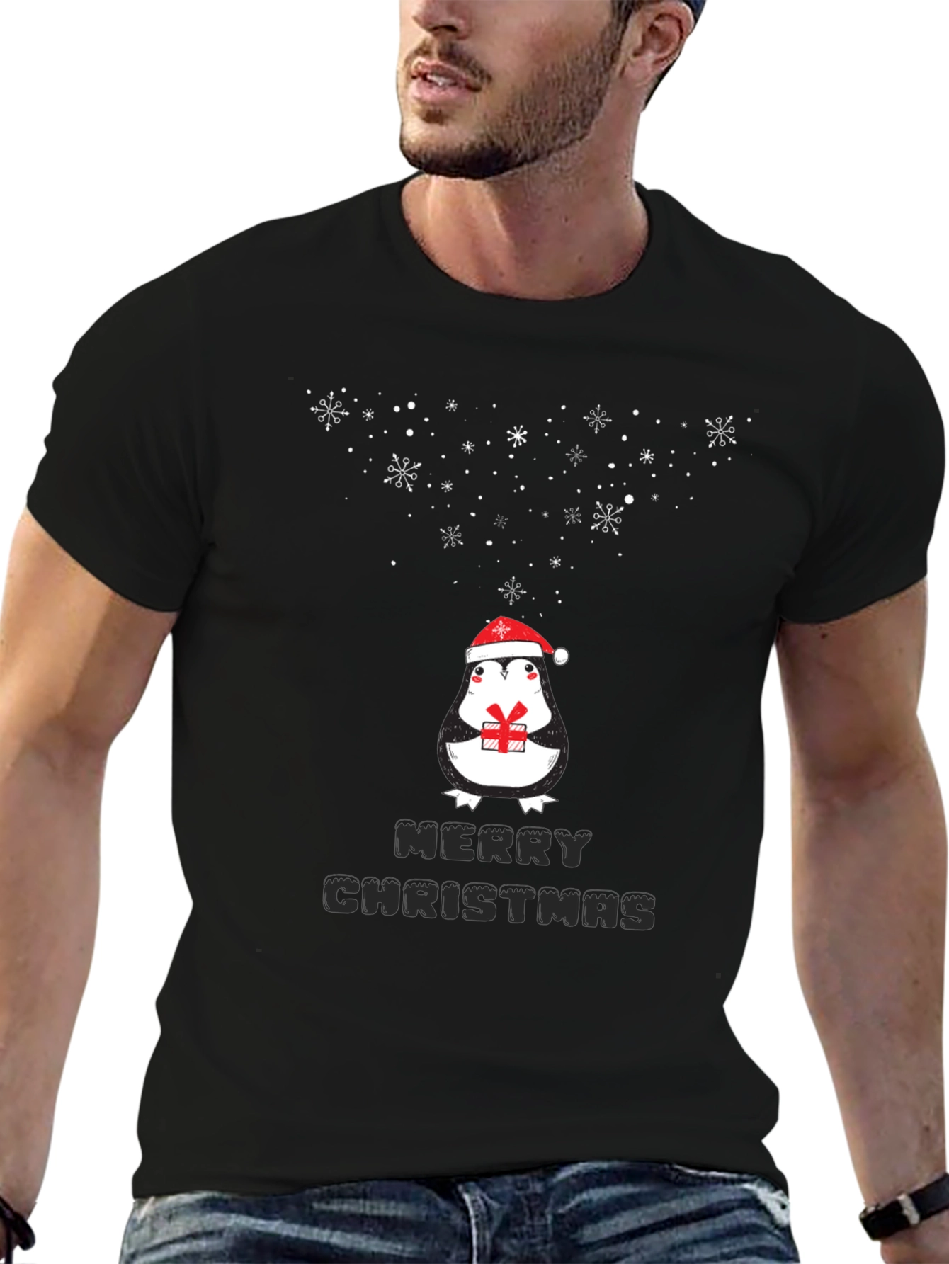 Merry Christmas Penguin T-Shirt