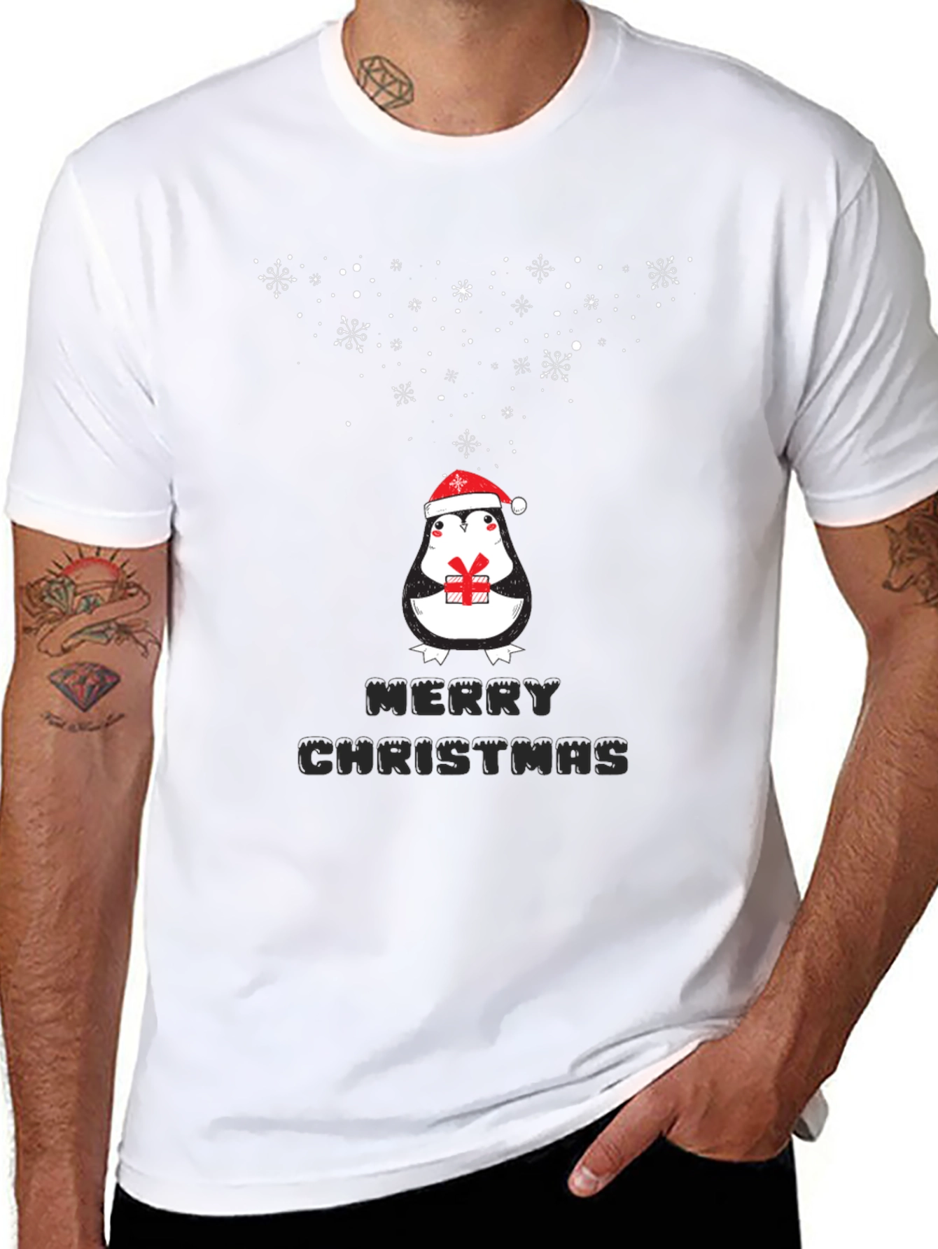 Merry Christmas Penguin T-Shirt
