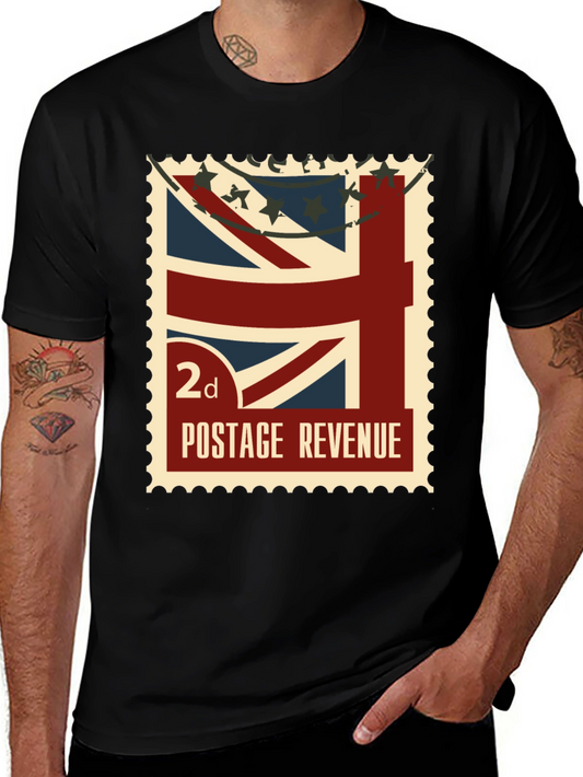 Vintage British Stamp Design T-Shirt