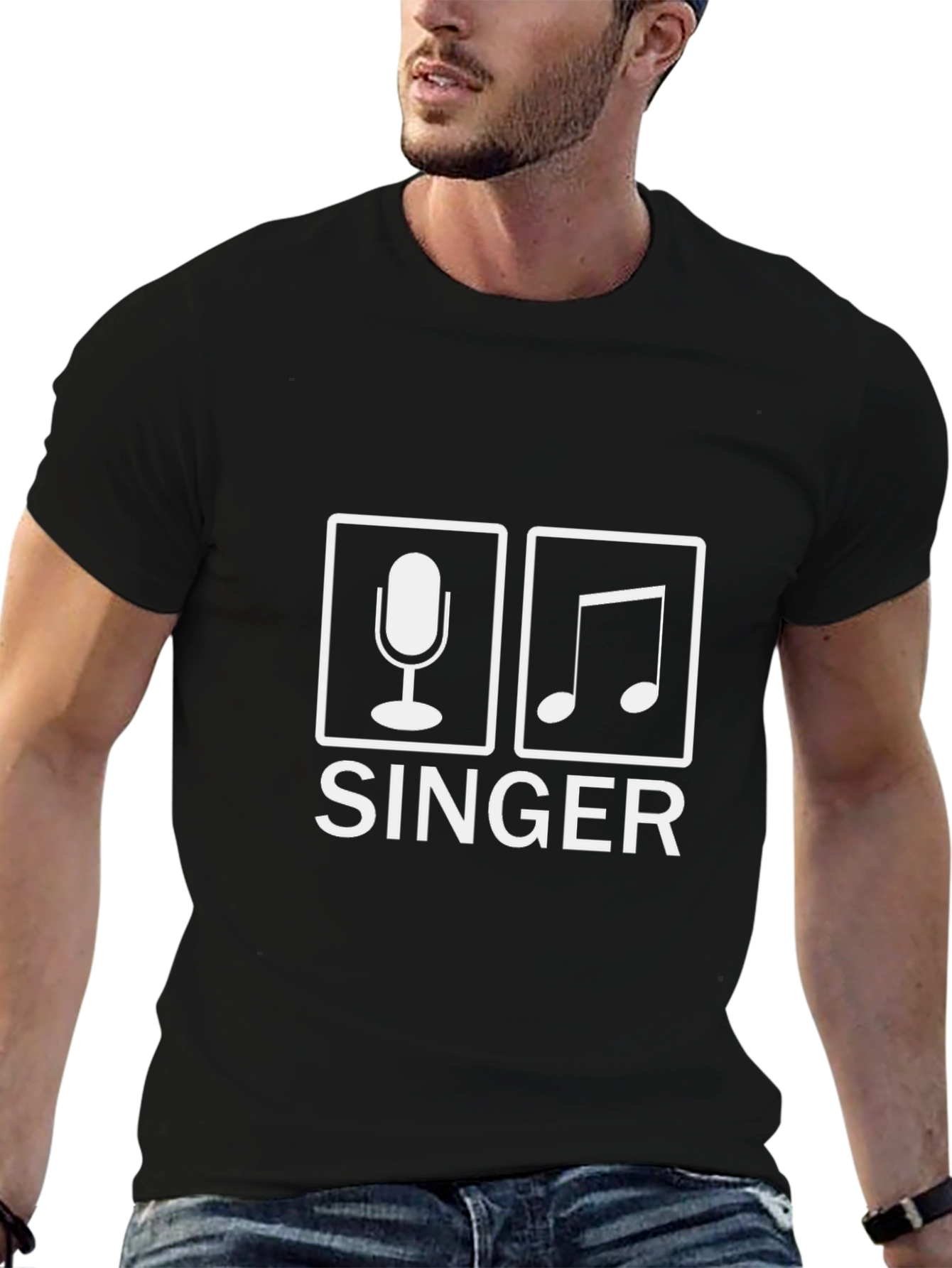 Singer Graphic T-Shirt - Music Lover Tee