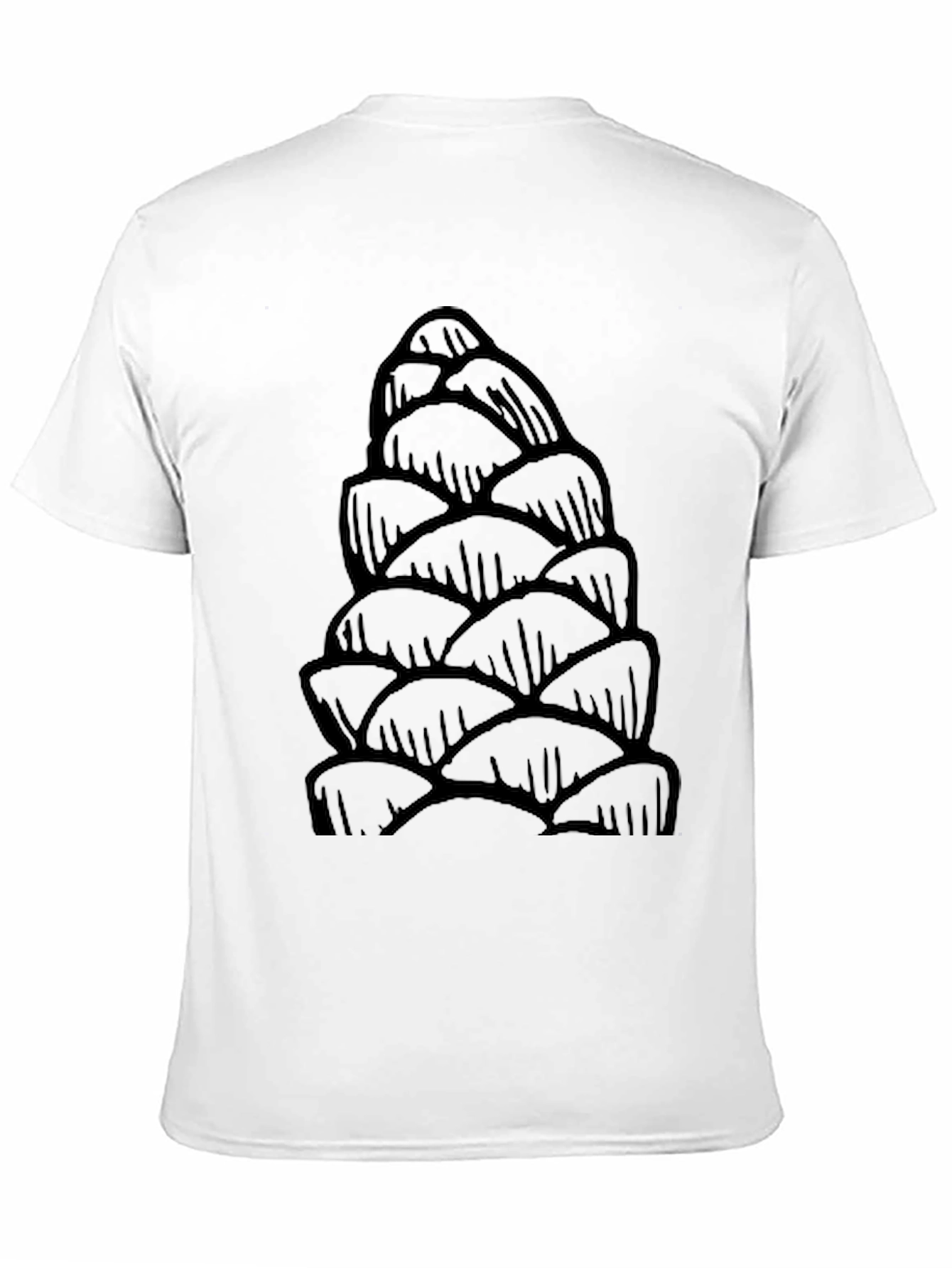 Pine Cone Graphic Tee - Unique Nature Inspired Design