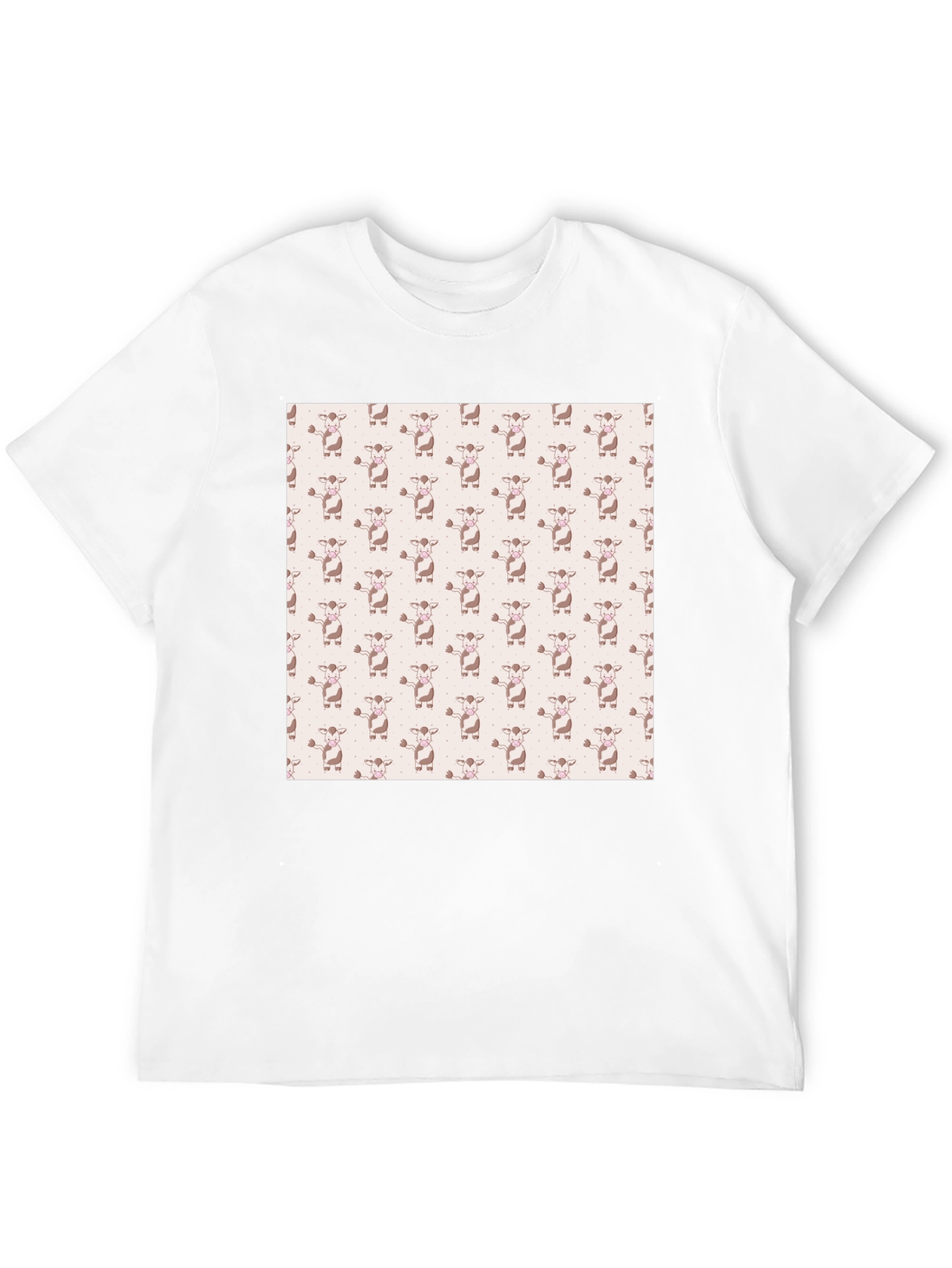 Cow Print T-Shirt - Quirky & Comfortable