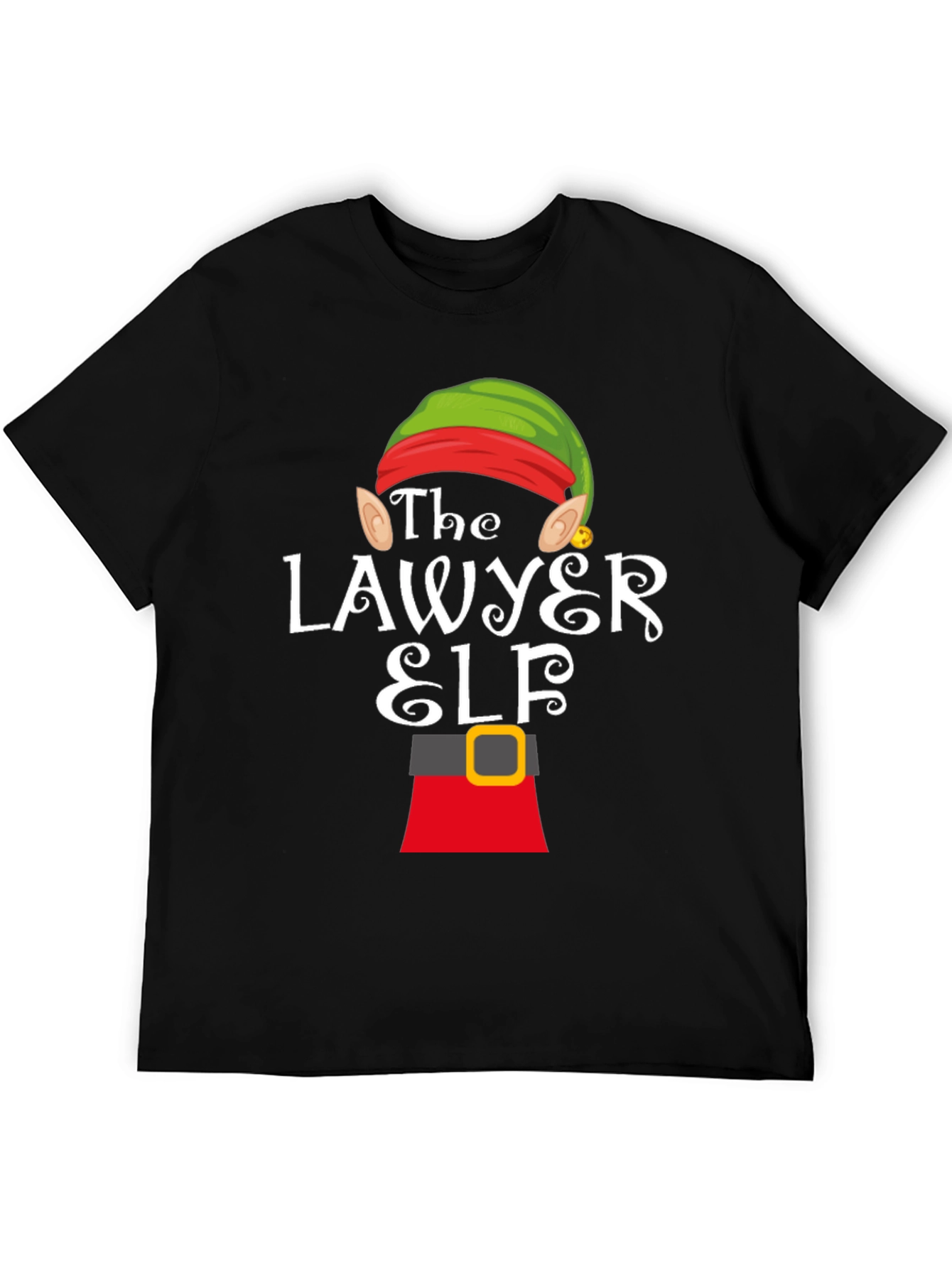 Lawyer Elf Christmas T-Shirt