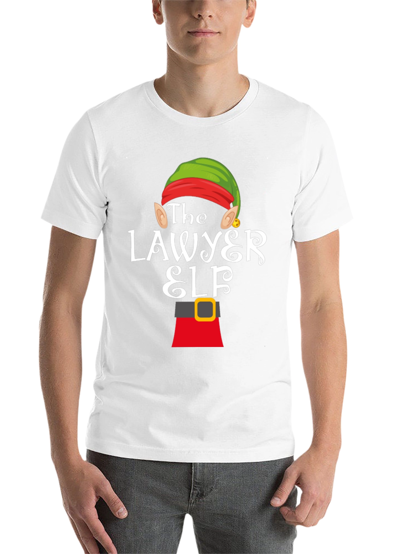 Lawyer Elf Christmas T-Shirt