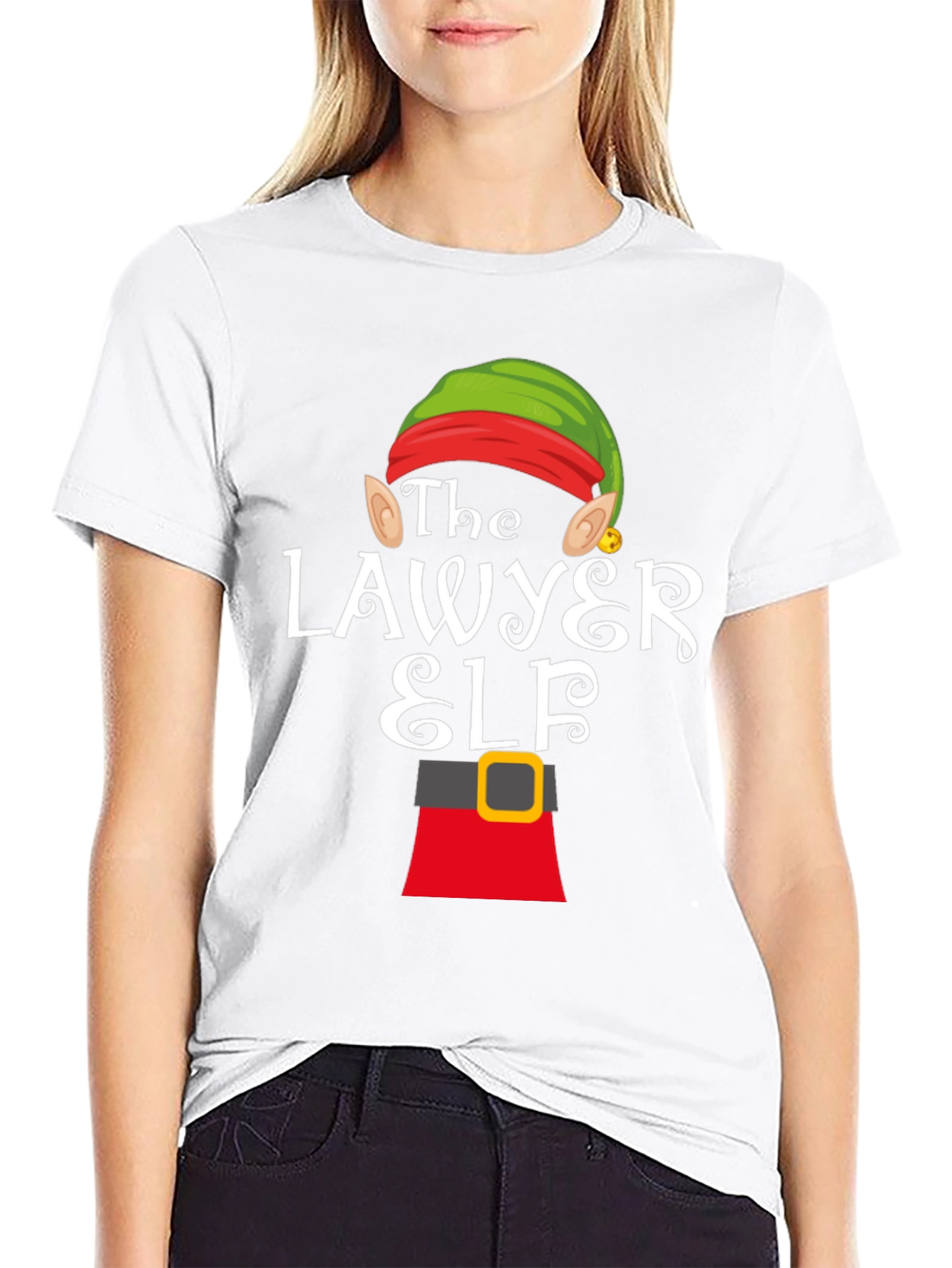 Lawyer Elf Christmas T-Shirt